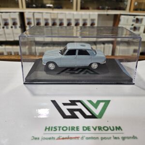 🇫🇷 PEUGEOT 204 Berline - Miniature NOREV 1/43 - Bleu/Gris Clair - État Neuf