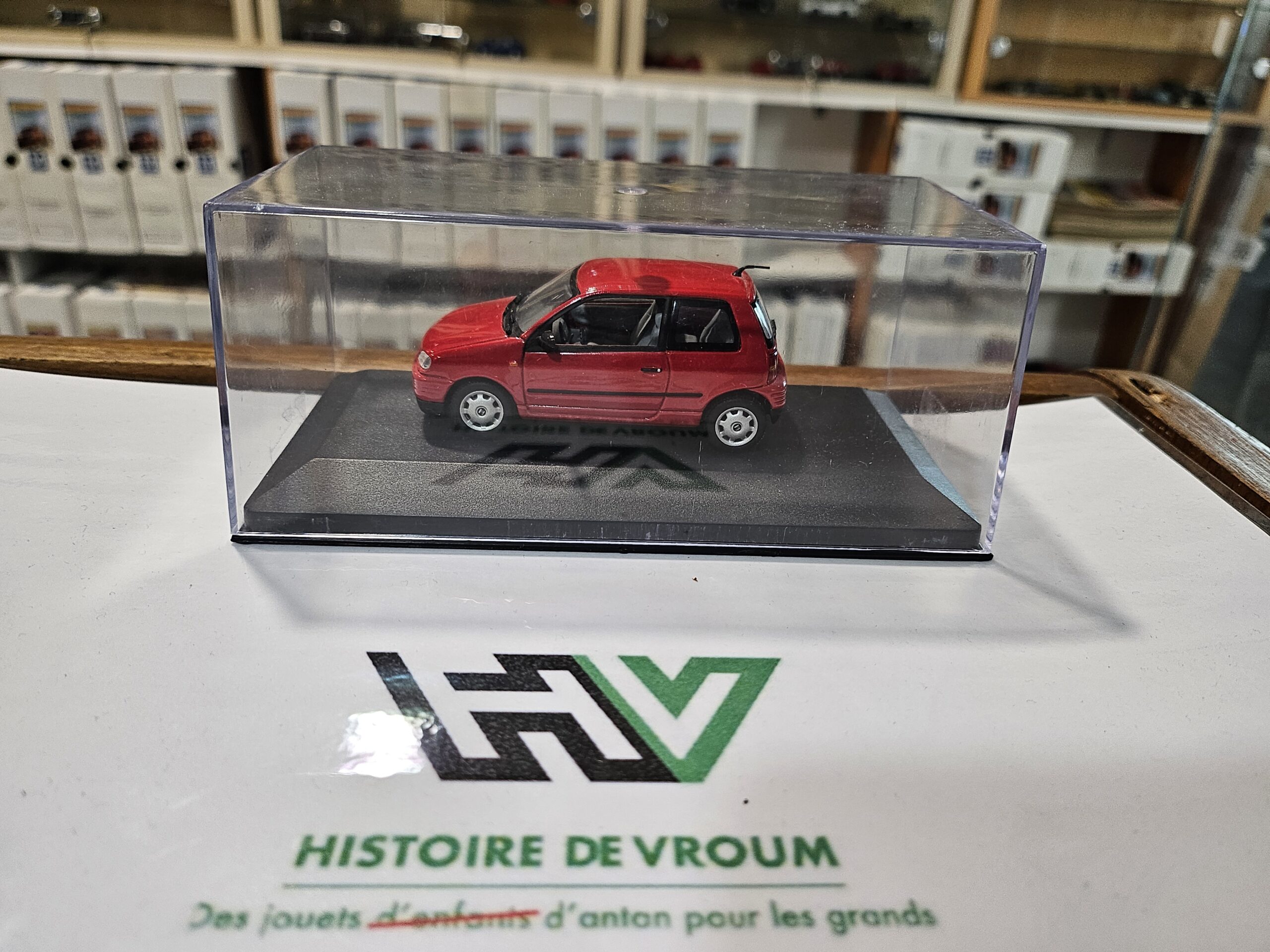 Miniature SEAT AROSA 1997 Rouge - 1/43 - Marque MINICHAMPS - État Neuf