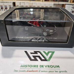Miniature RENAULT Mégane II Coupé-Cabriolet (CC) – Échelle 1/43 – NOIRE – Boîte d’Origine