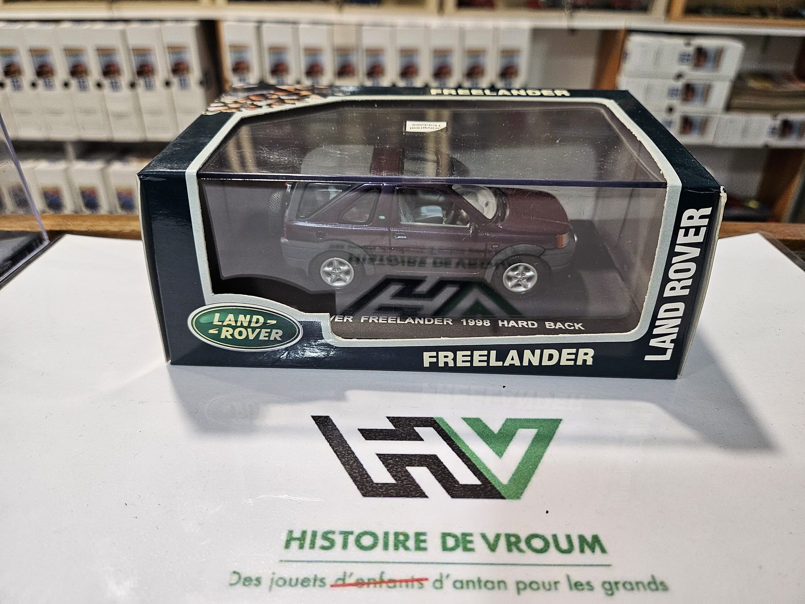 Miniature Land Rover Freelander (Génération 1) – 1/43 – Hard Back – NEUF en Boîte