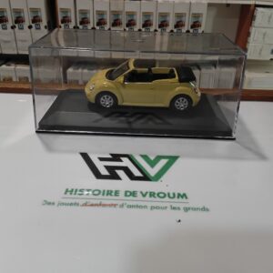 VW New Beetle Cabriolet 1/43 Jaune