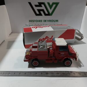 Camion Pompier Mercedes Unimog 1/50 Solido N°79
