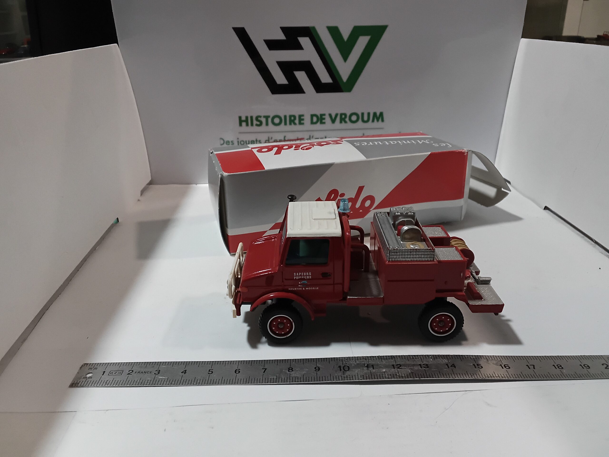 Camion Pompier Mercedes Unimog 1/50 Solido N°79 – Image 6