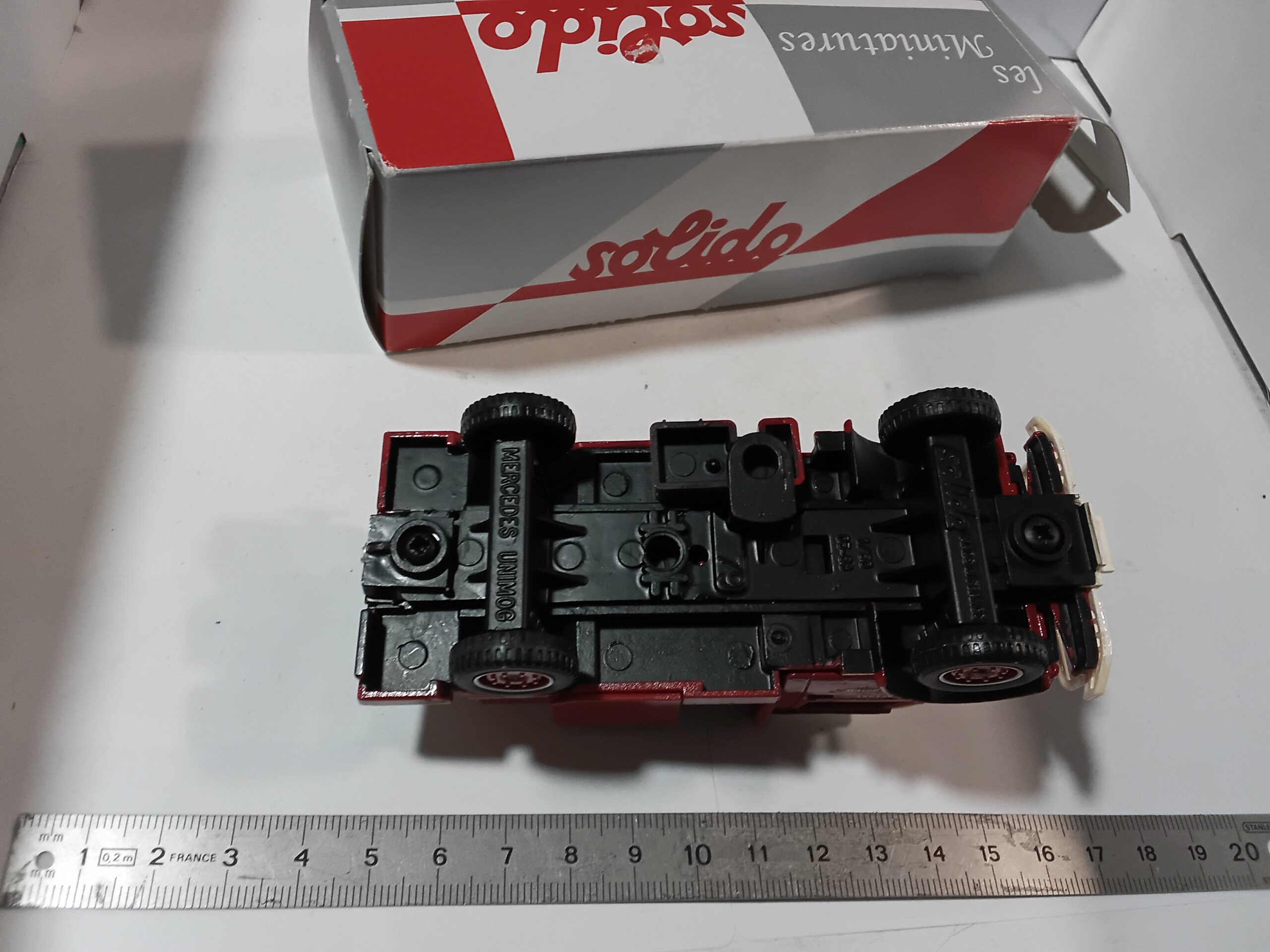 Camion Pompier Mercedes Unimog 1/50 Solido N°79 – Image 8