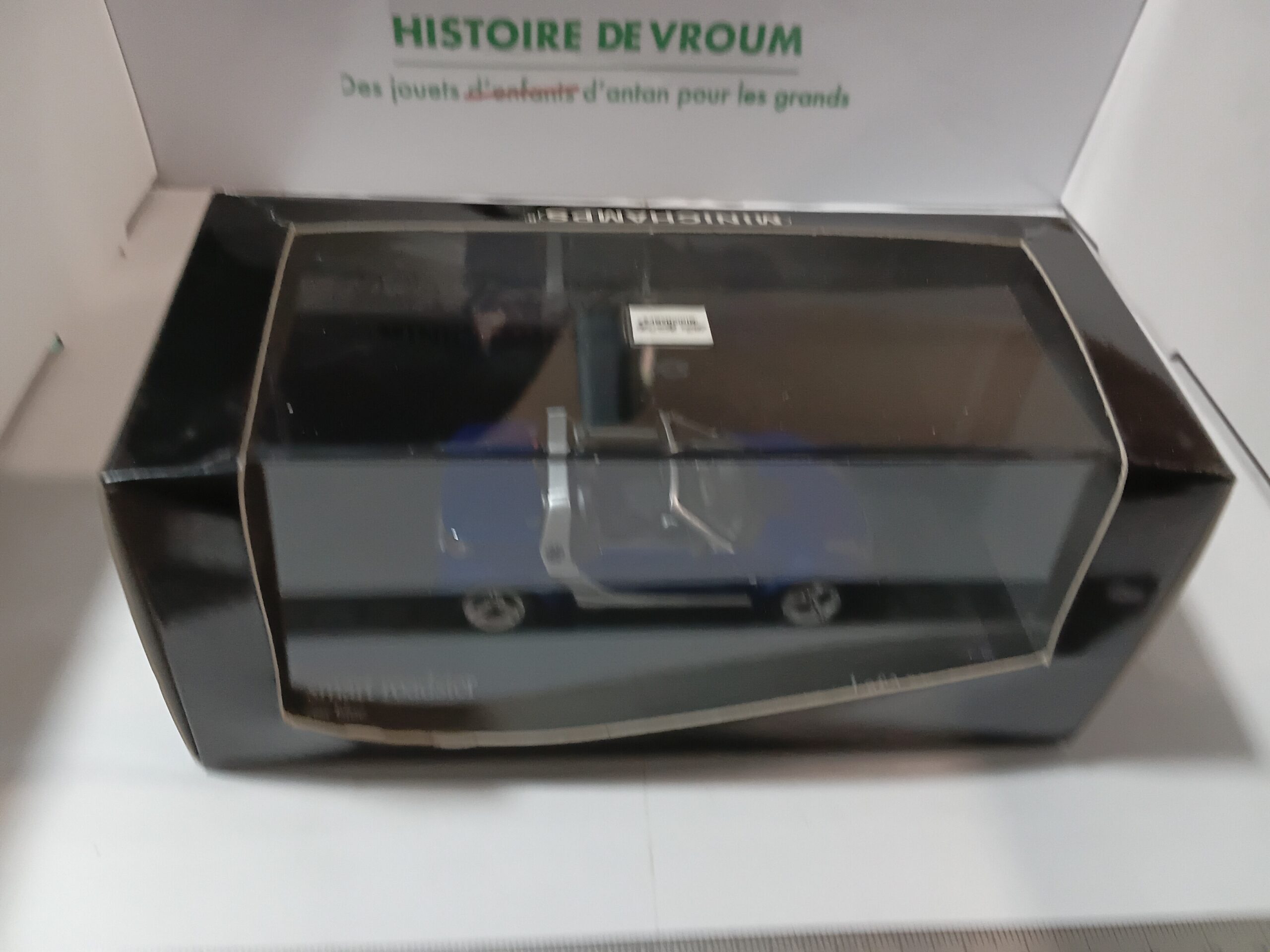 smart roadster coupé bleue 1/43 minichamps – Image 2