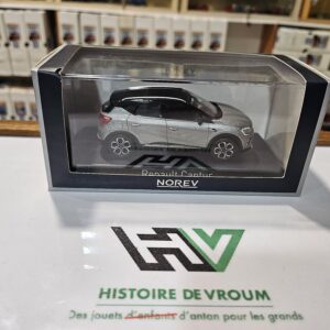 Miniature NOREV 1/43 - Renault Captur II Gris/Toit Noir - NEUF (Concessionnaire)