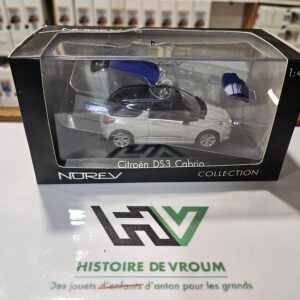 Miniature NOREV 1/43 - CITROËN DS3 CABRIOLET - Edition Collection - NEUF en boîte