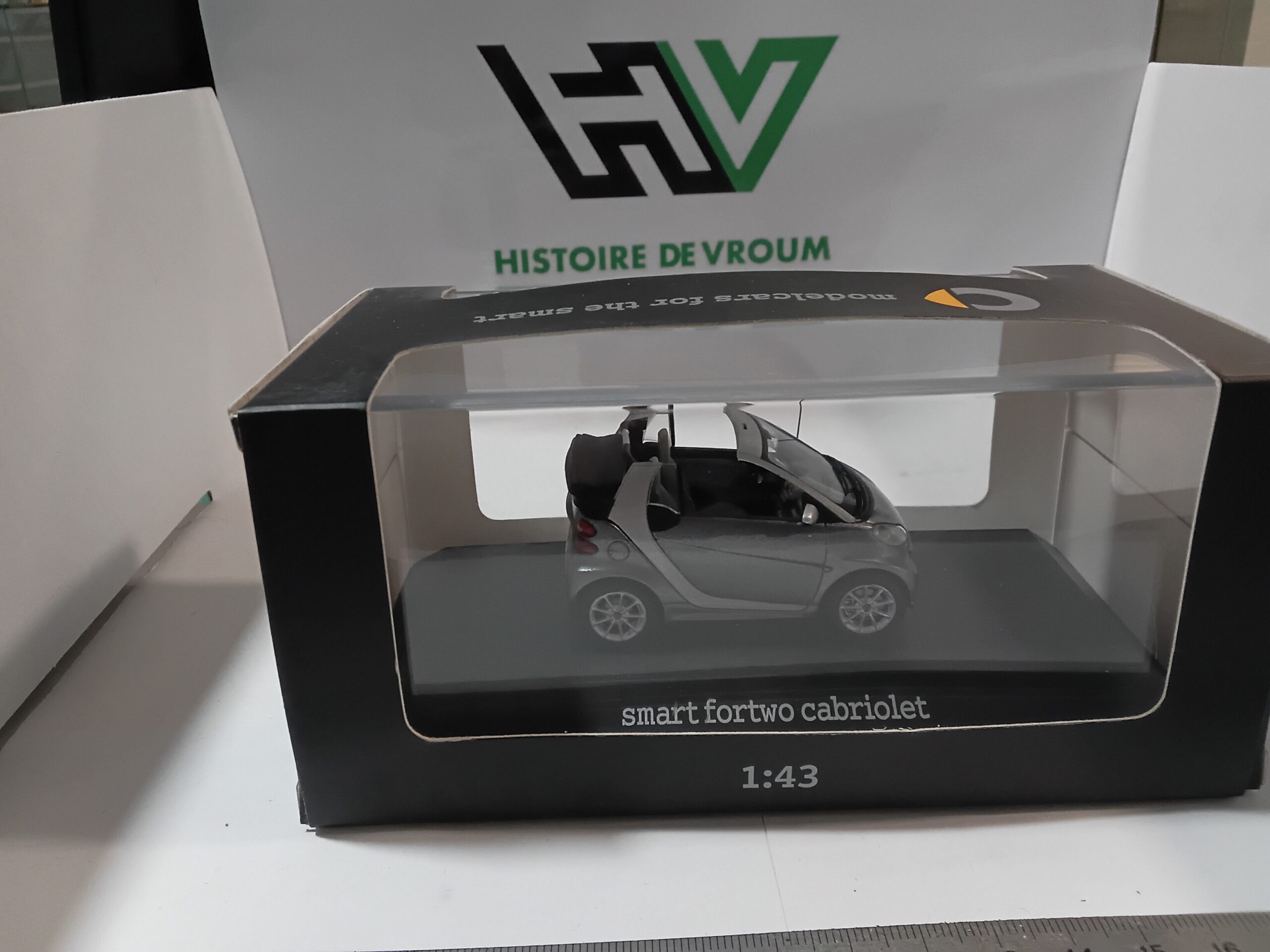 Smart Fortwo Cabriolet Grise 2012 1/43