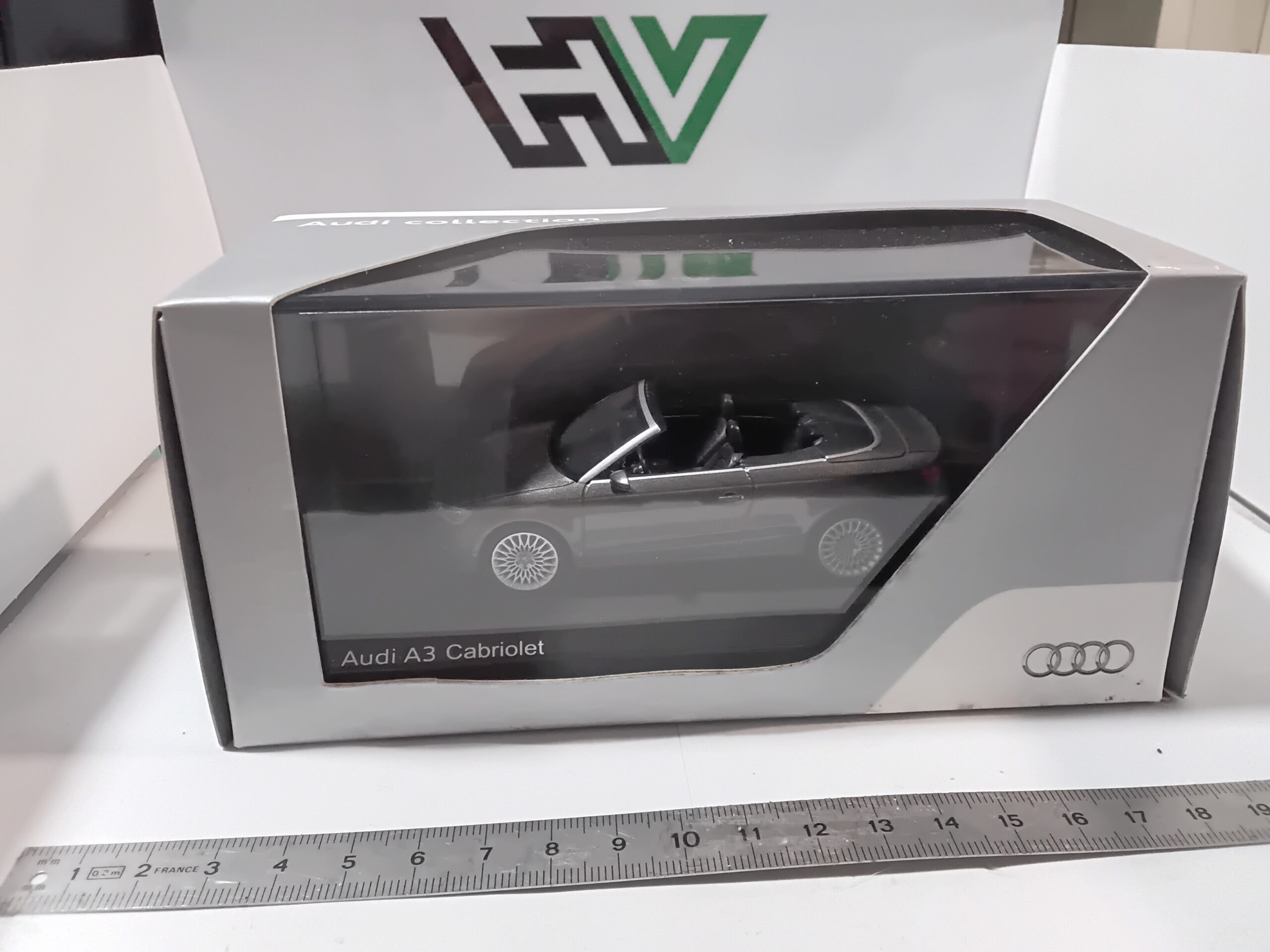Audi A3 Cabriolet Grise 1/43