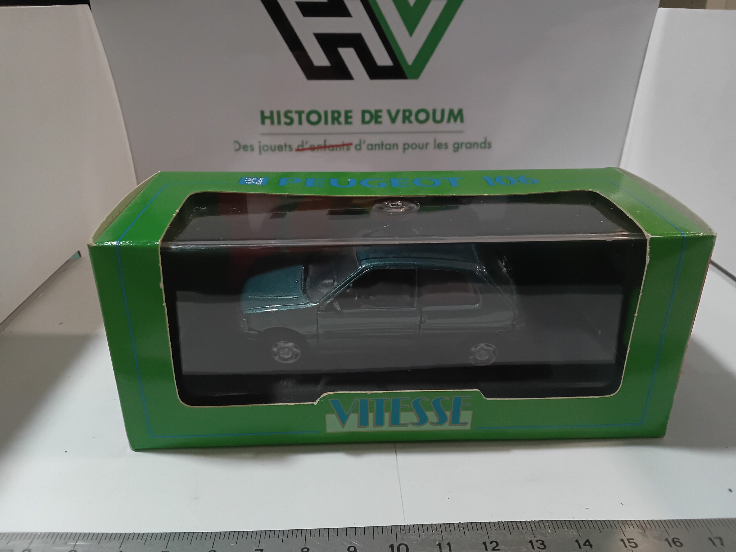 Peugeot 106 1/43 Verte Vitesse