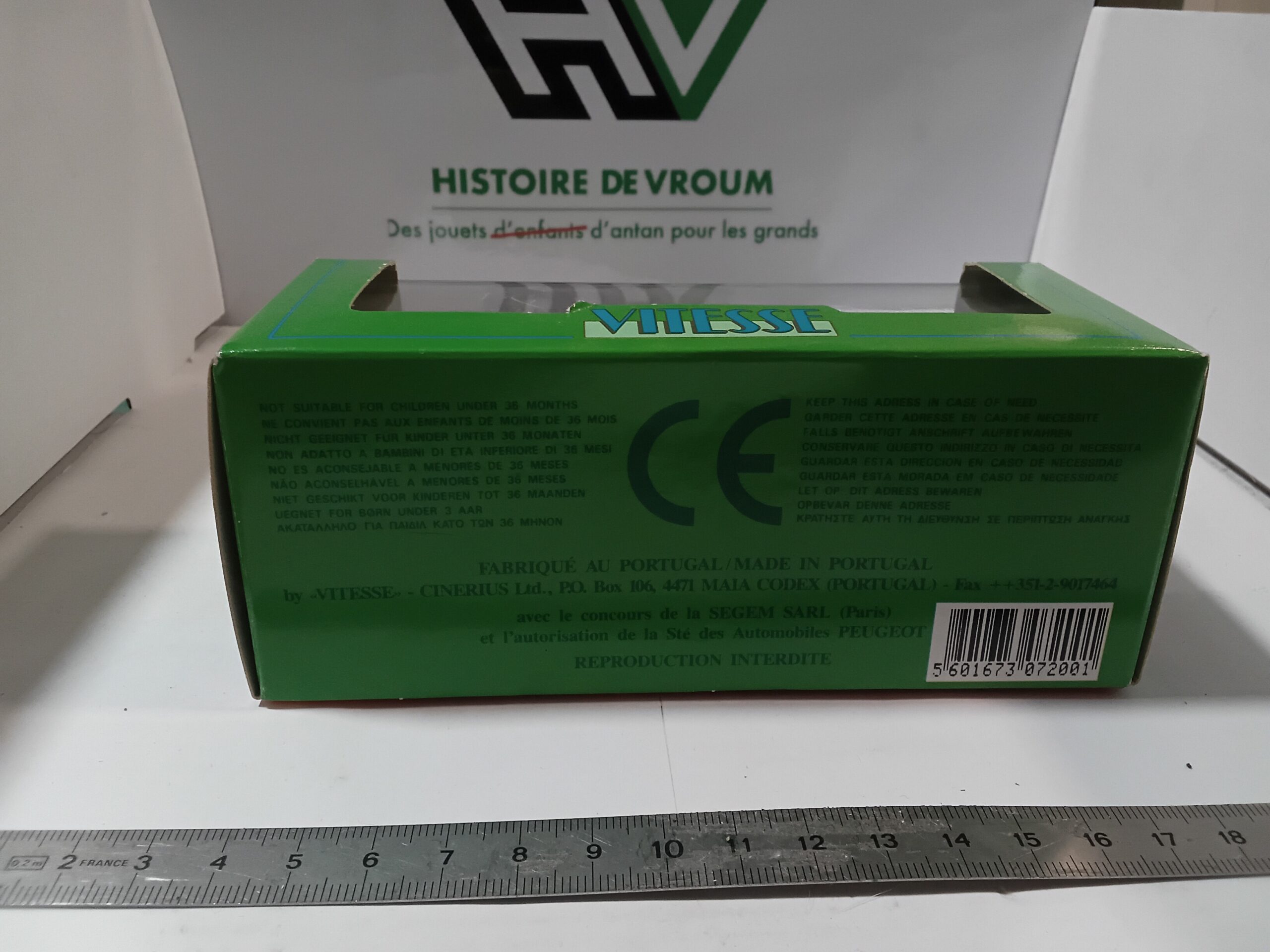 Peugeot 106 1/43 Verte Vitesse – Image 7