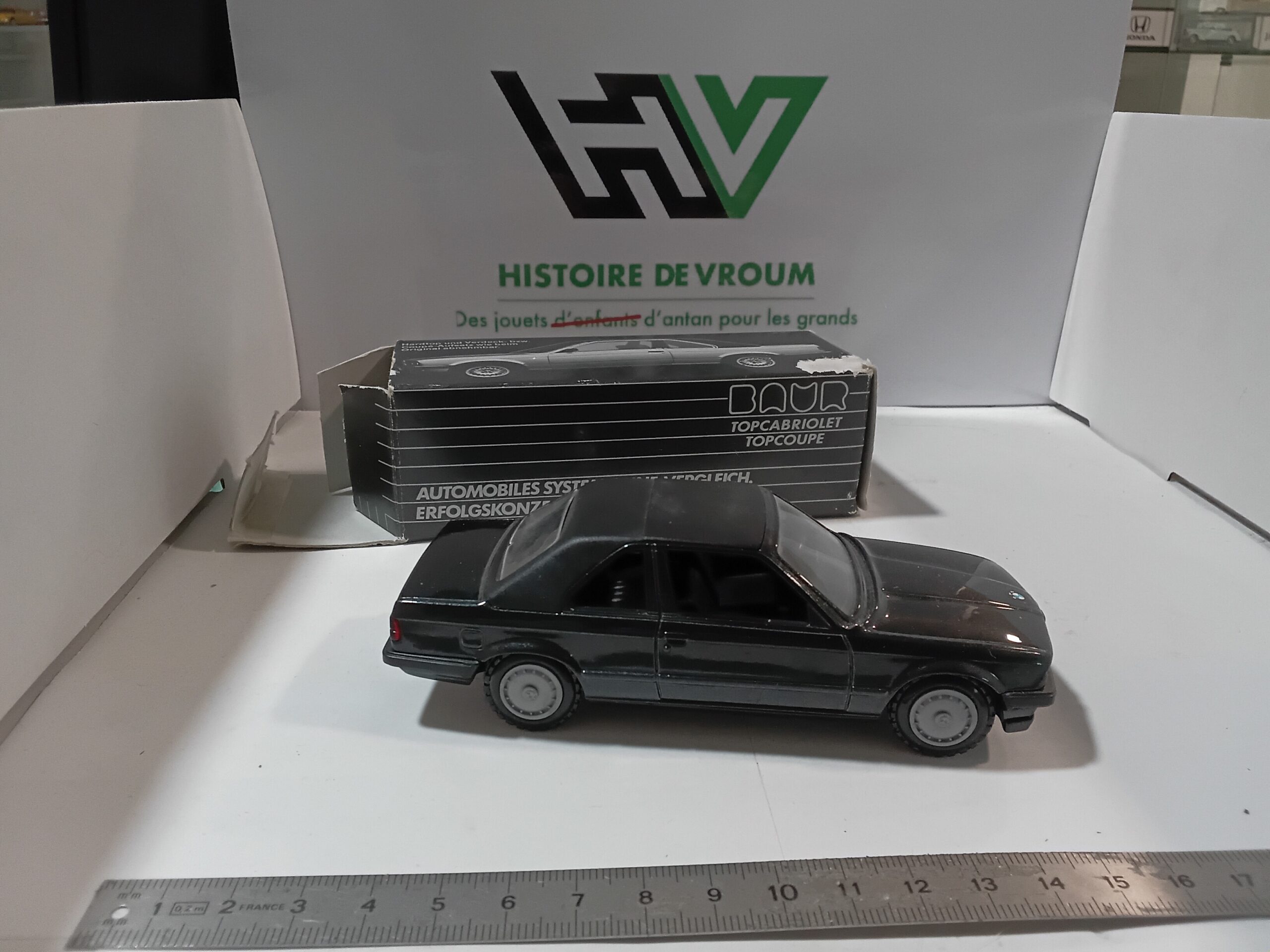 BMW E30 Cabriolet Noire 1/43 Baur – Image 4
