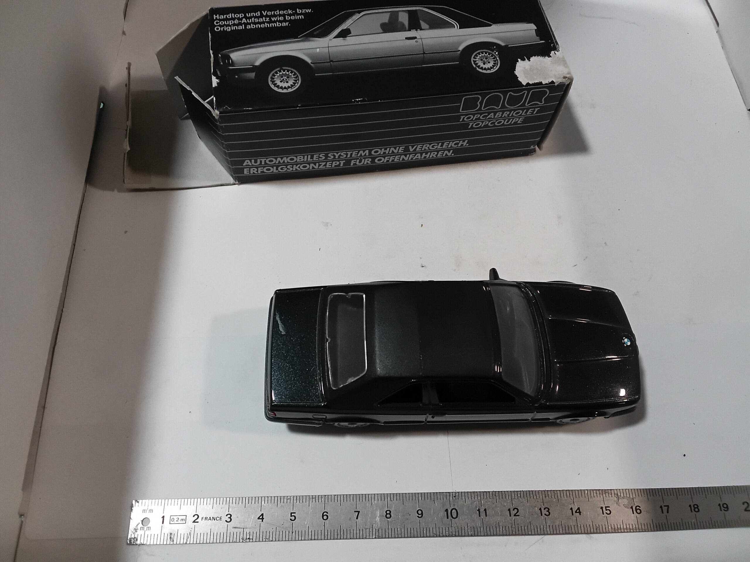 BMW E30 Cabriolet Noire 1/43 Baur – Image 6