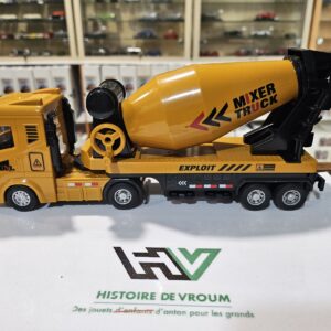 Camion Bétonnière / Malaxeur (Mixer Truck) - Jaune - Modèle Jouet/Collection