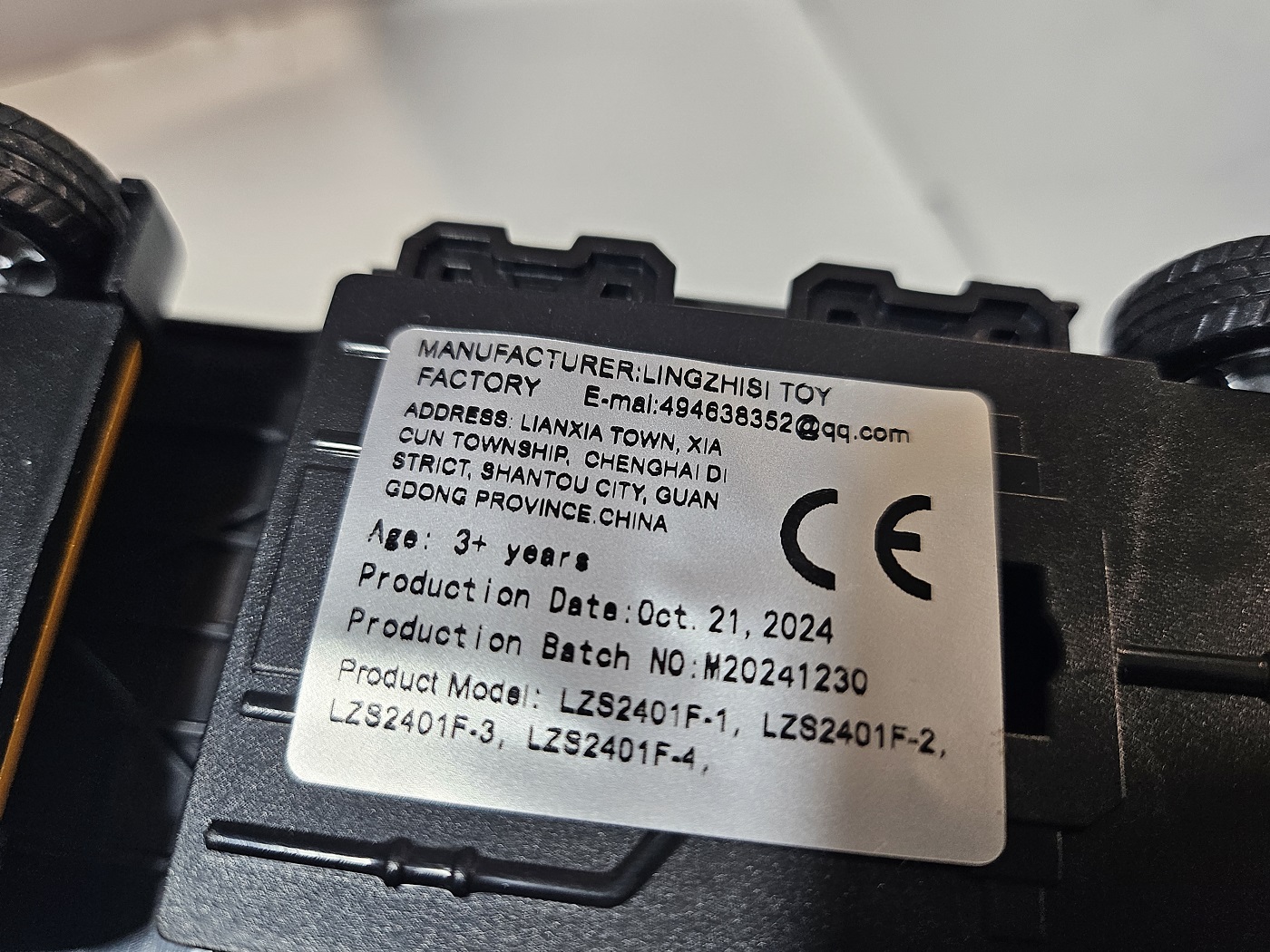 Camion Grue Automotrice de Chantier - Jaune - Modèle Jouet/Collection – Image 5