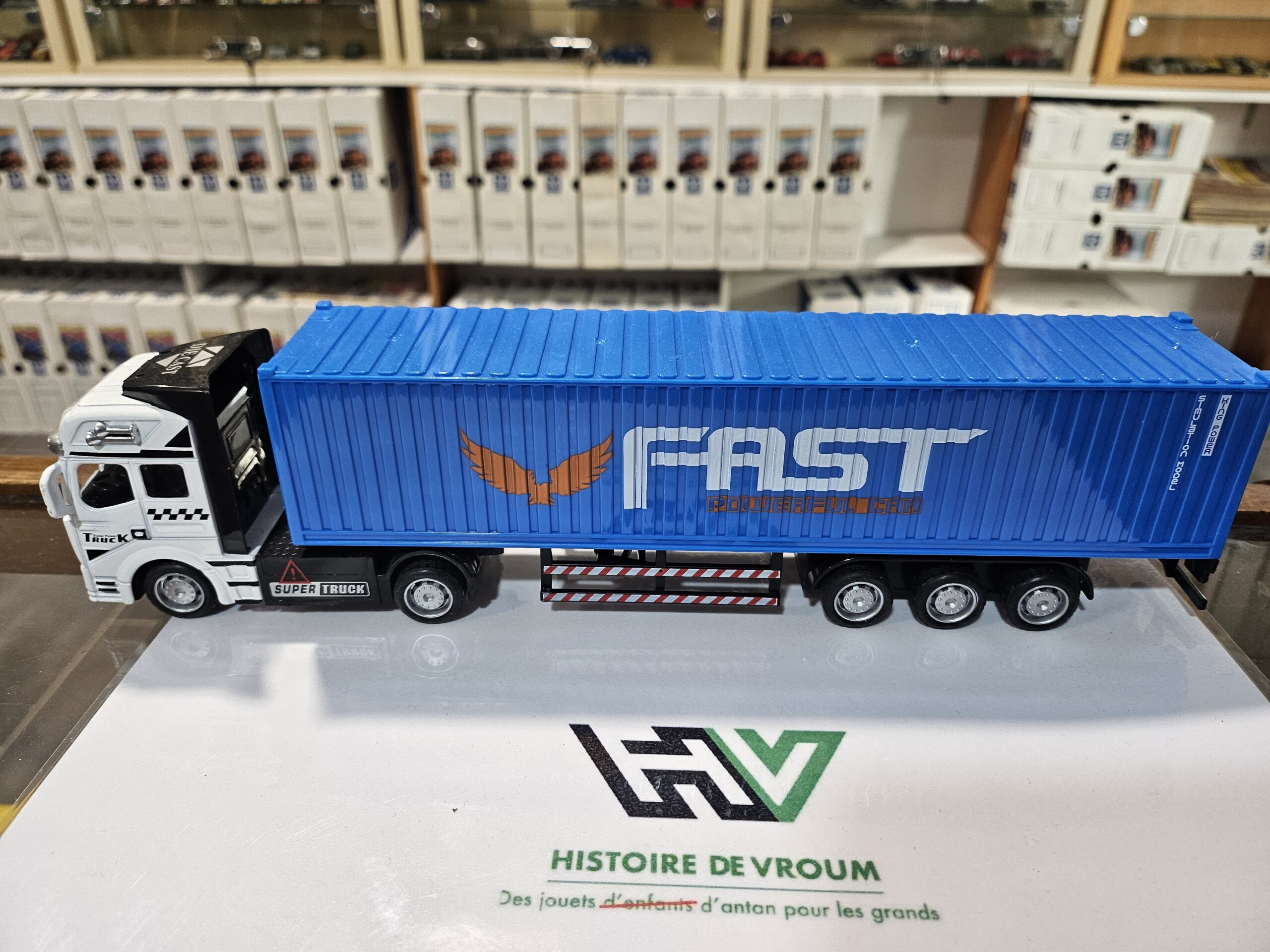 Camion Remorque Conteneur - "TRUCK KING" - DIE CAST COLLECTION