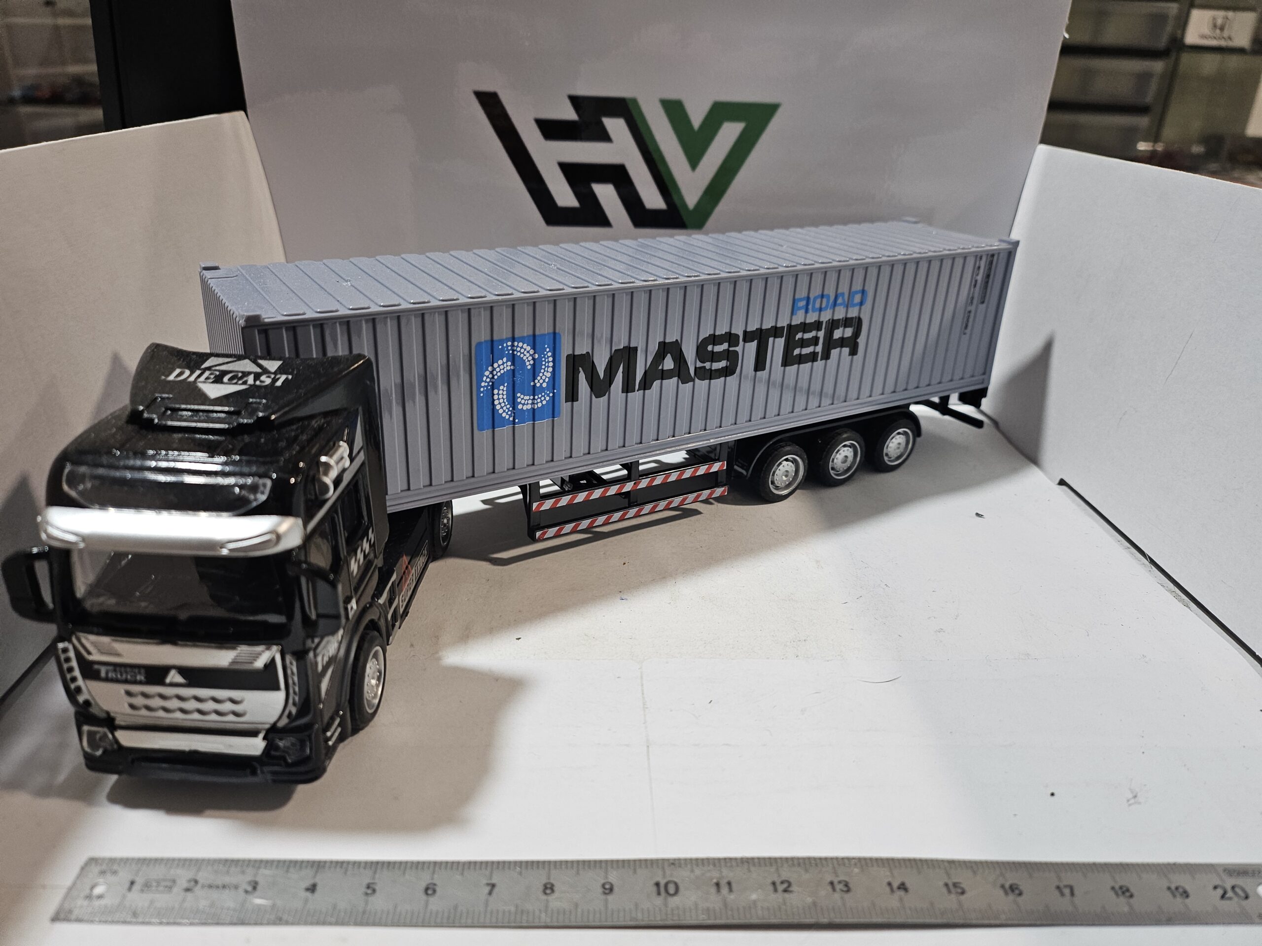 Grand Camion Remorque Conteneur "ROAD MASTER" - SUPER TRUCK - NEUF en boîte – Image 5