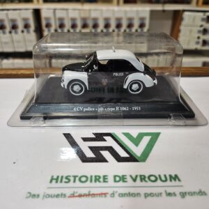 🚨 Vends : Miniature Renault 4 CV "Police Pie" 1955 - Échelle 1/43 🚨