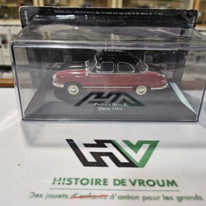 Miniature PANHARD DYNA Z (Taxi de Paris 1953) - 1/43 - IXO/Collection Presse - État Neuf