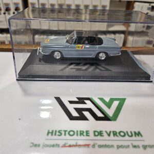 Miniature Légendaire ! Renault Floride Cabriolet "Europe 1" - Caravane Presse - 1/43e