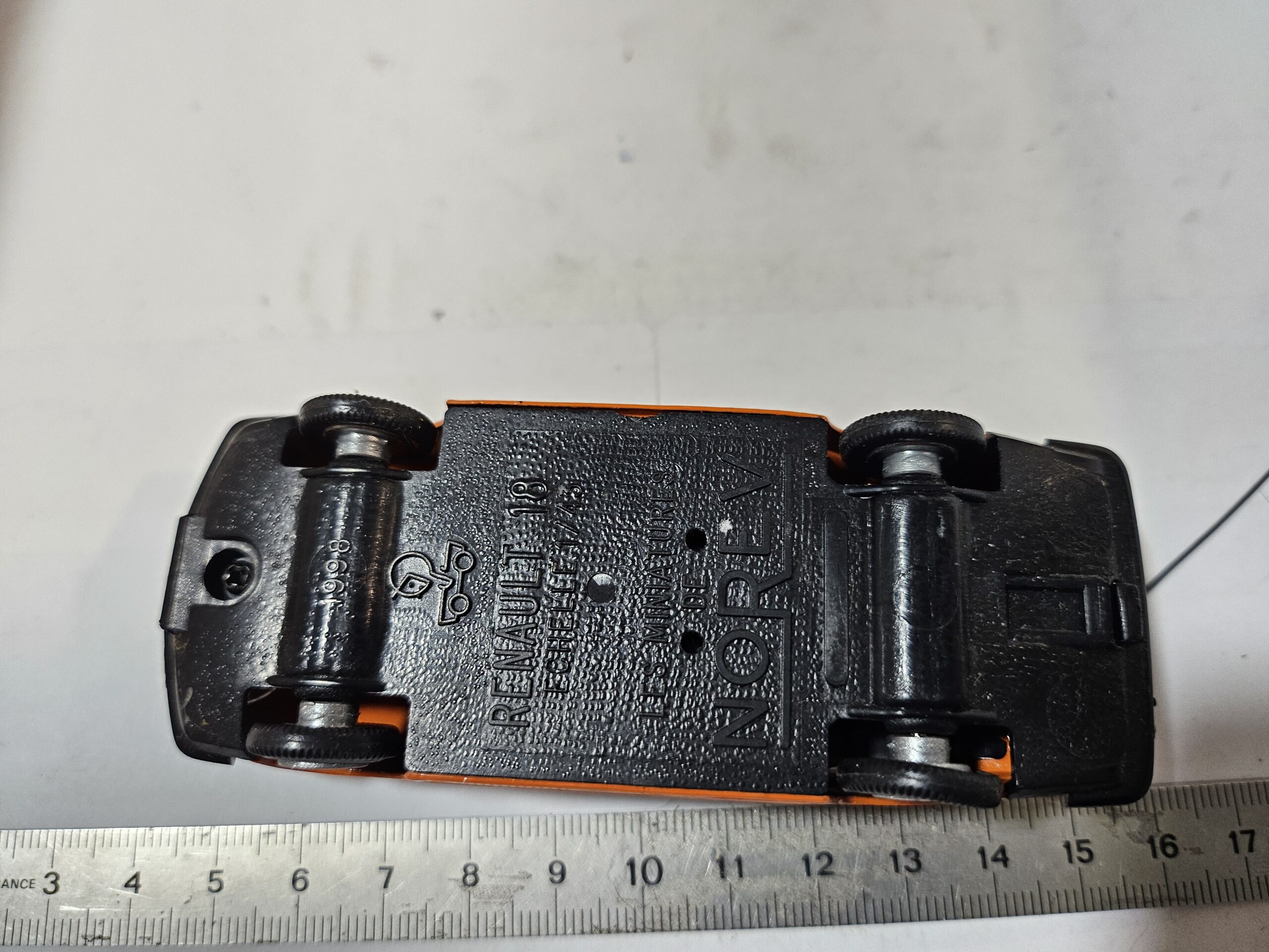 Miniature 1/43 - RENAULT 18 Berline "EUROPE 1" - Tour de France 1979 (Norev / Atlas) Manque 1 feu – Image 7