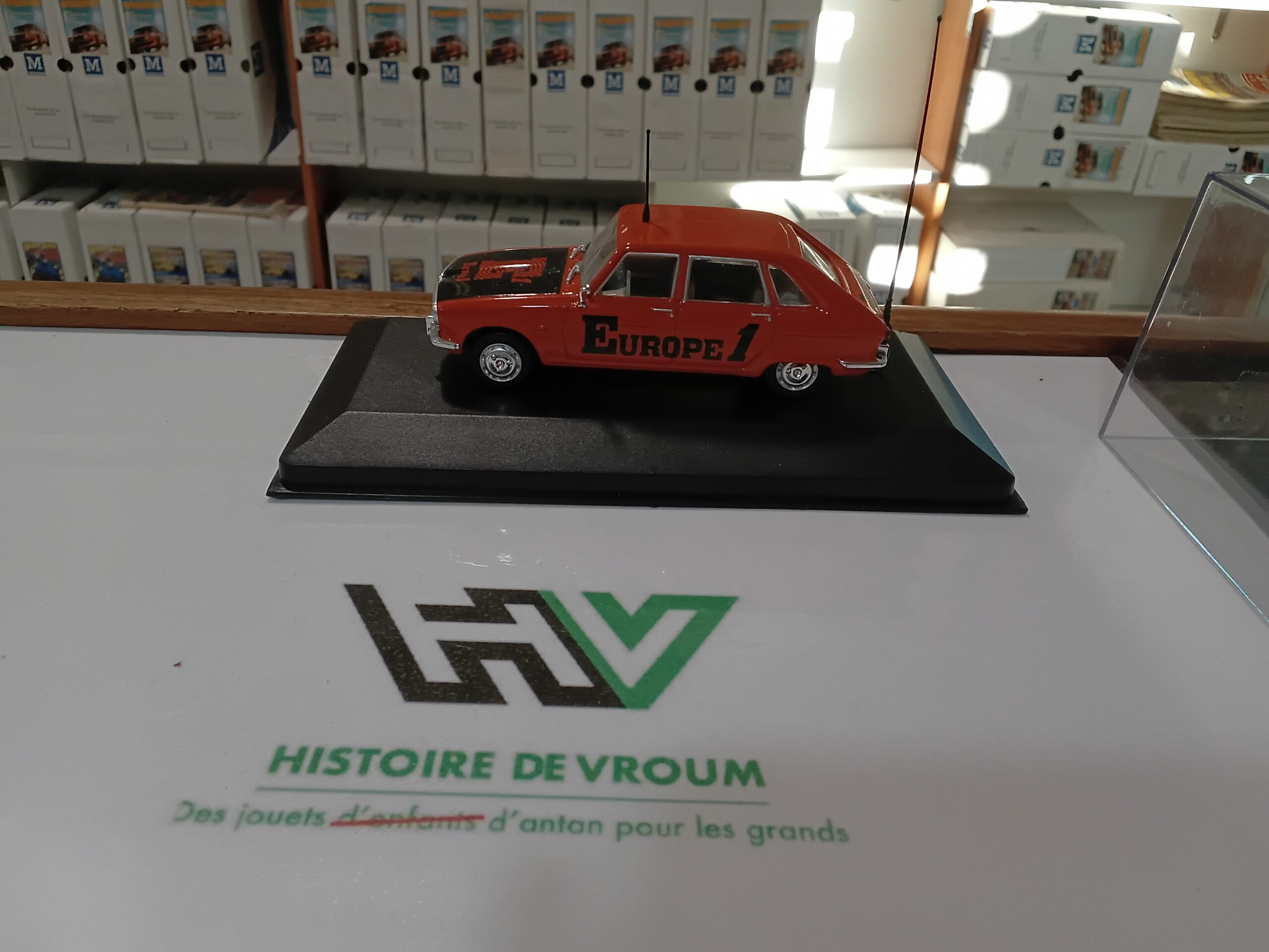 Renault 16 Orange Norev 1/43 "Europe 1"