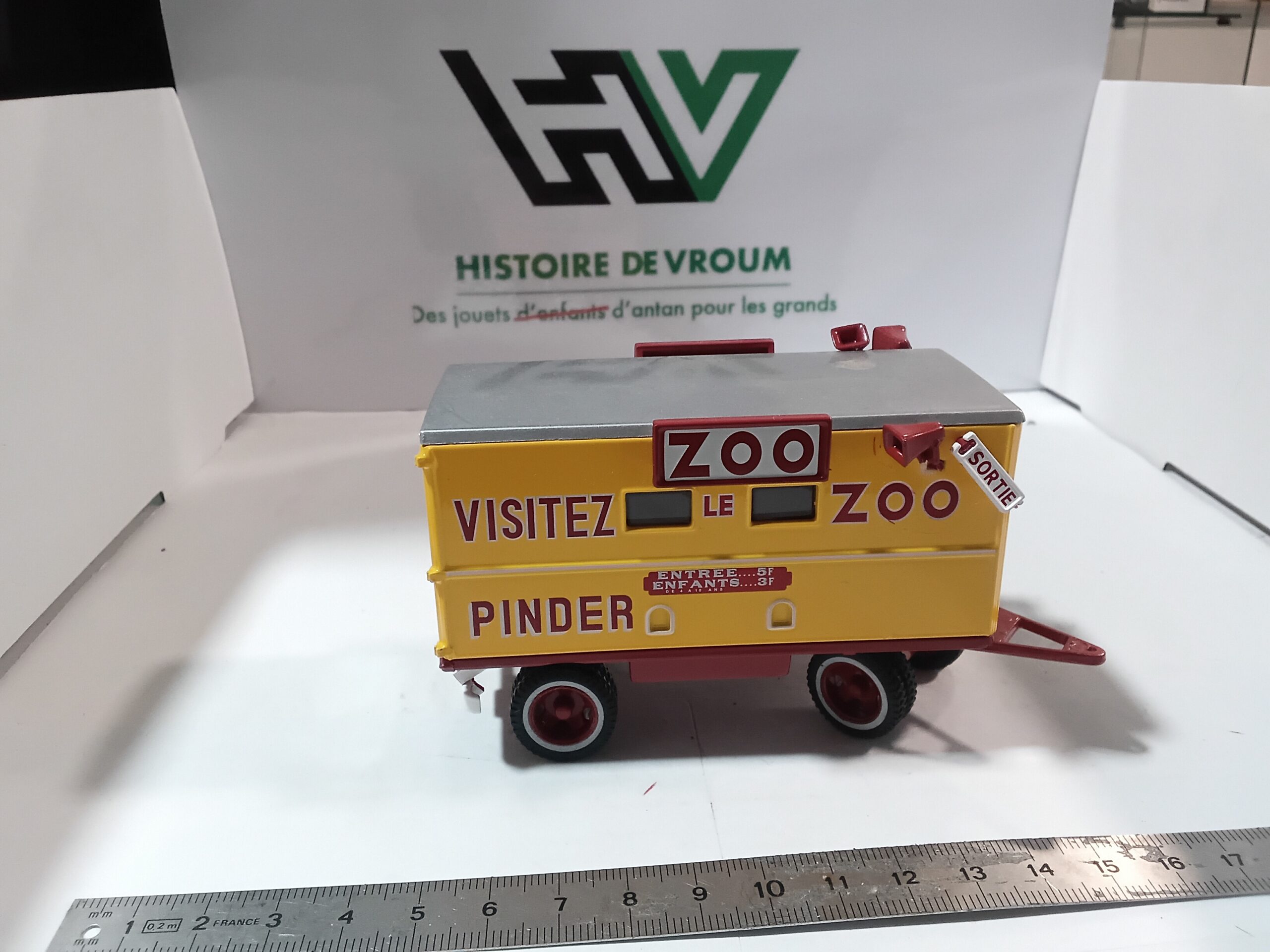 Remorque Zoo - Cirque Pinder 1/43 Collection