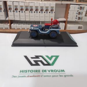 Jeep Willys Gendarmerie 1/43 1945 Norev