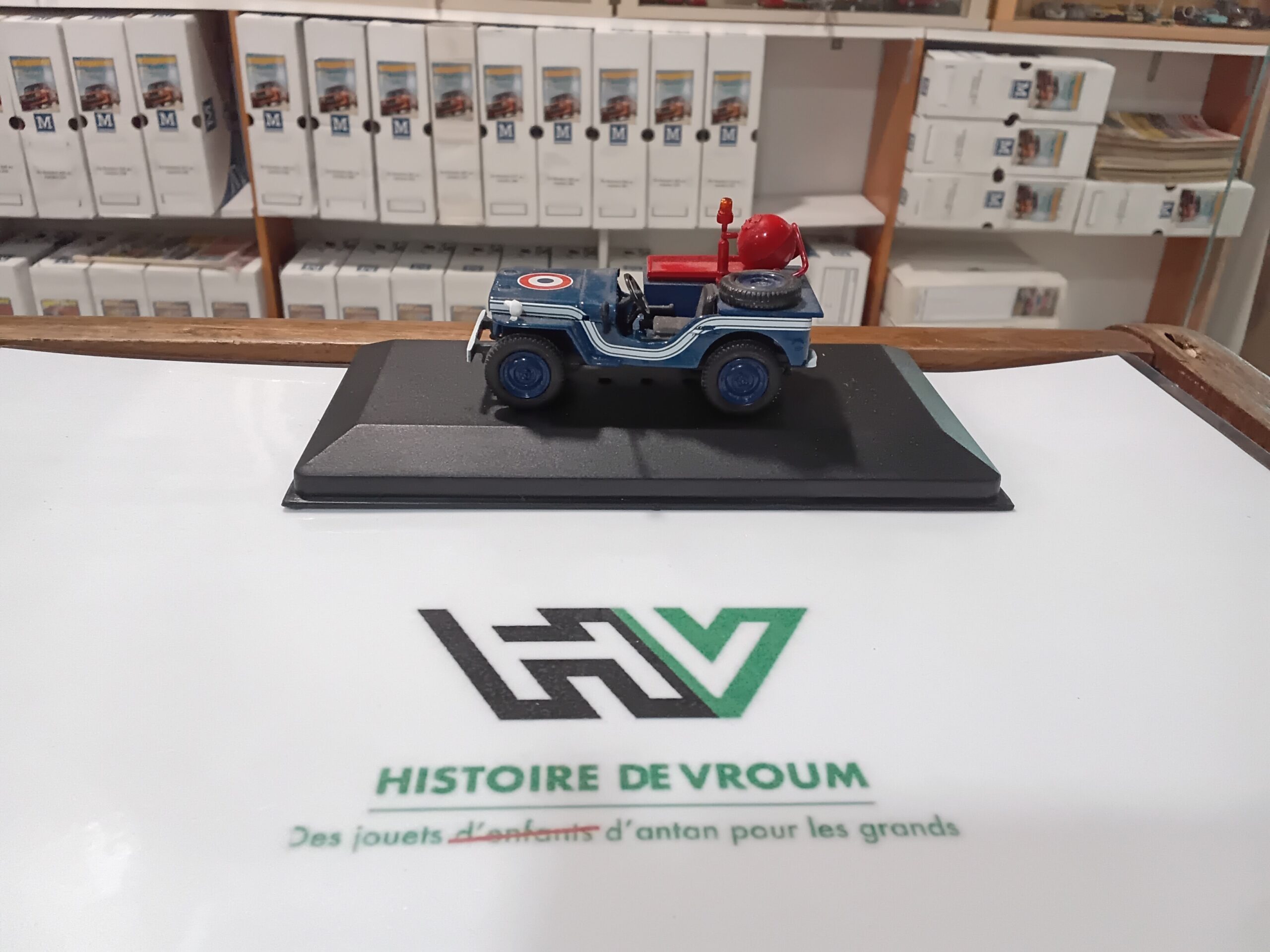 Jeep Willys Gendarmerie 1/43 1945 Norev