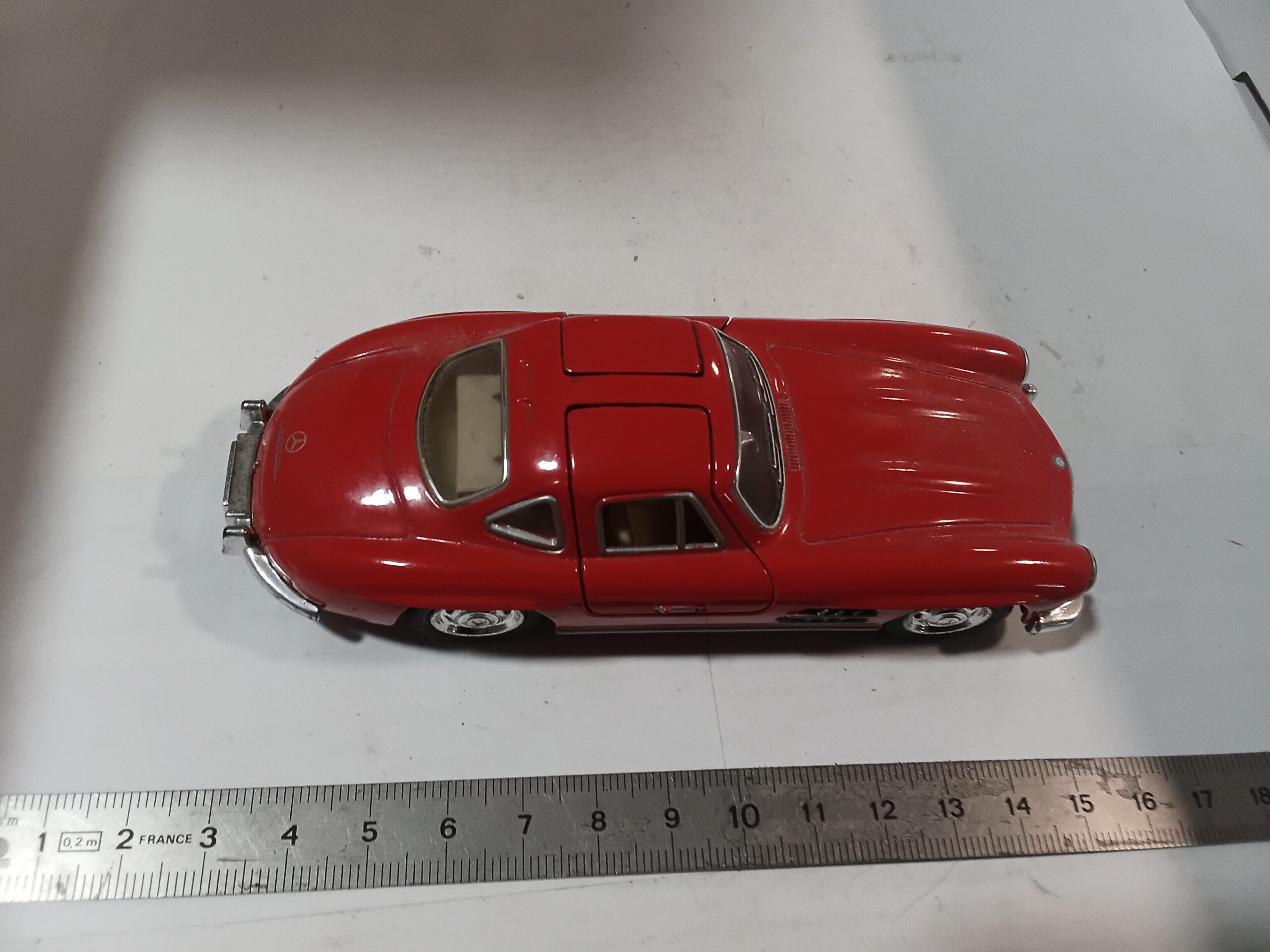 Mercedes-Benz 300 SL 1954 1/36 Rouge – Image 7