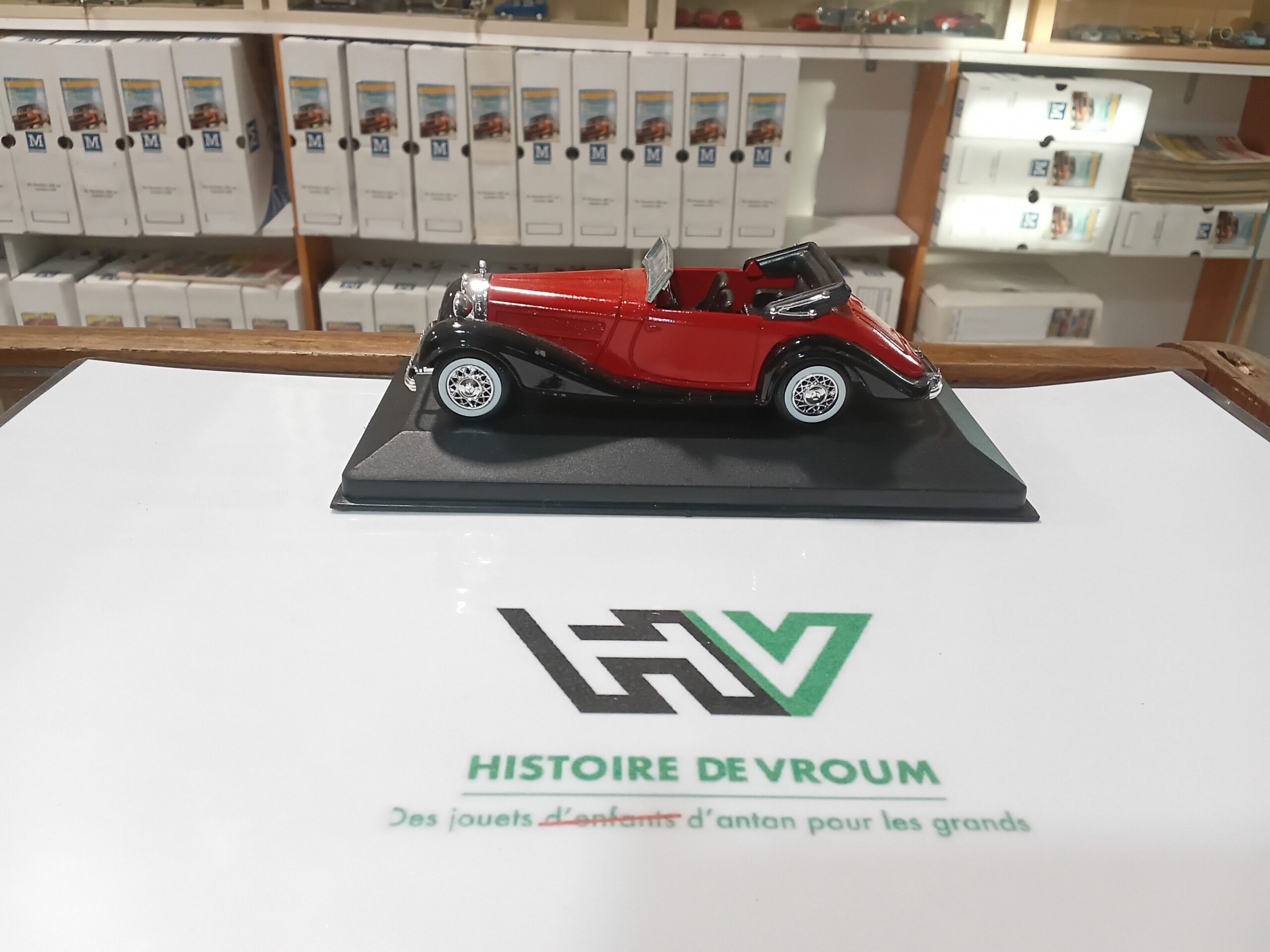 Mercedes Benz 540K Cabriolet 1939 1/43 Rouge