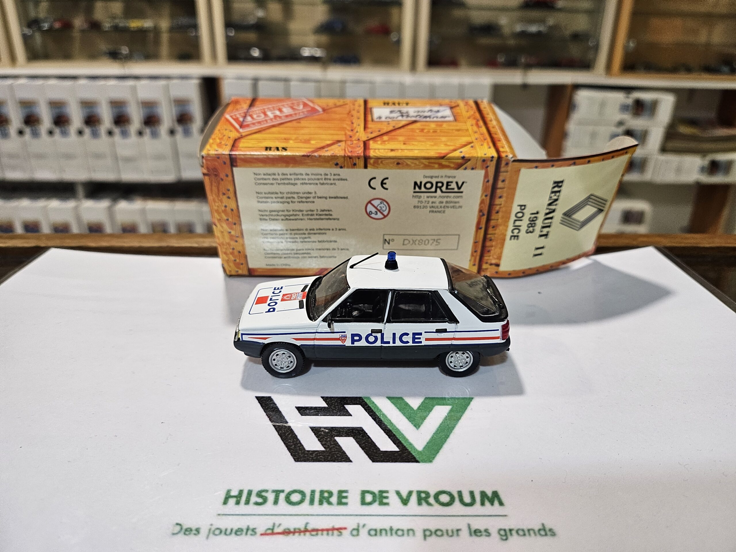 Renault 11 Police 1983 - Norev 1/43 - État Neuf avec Boîte