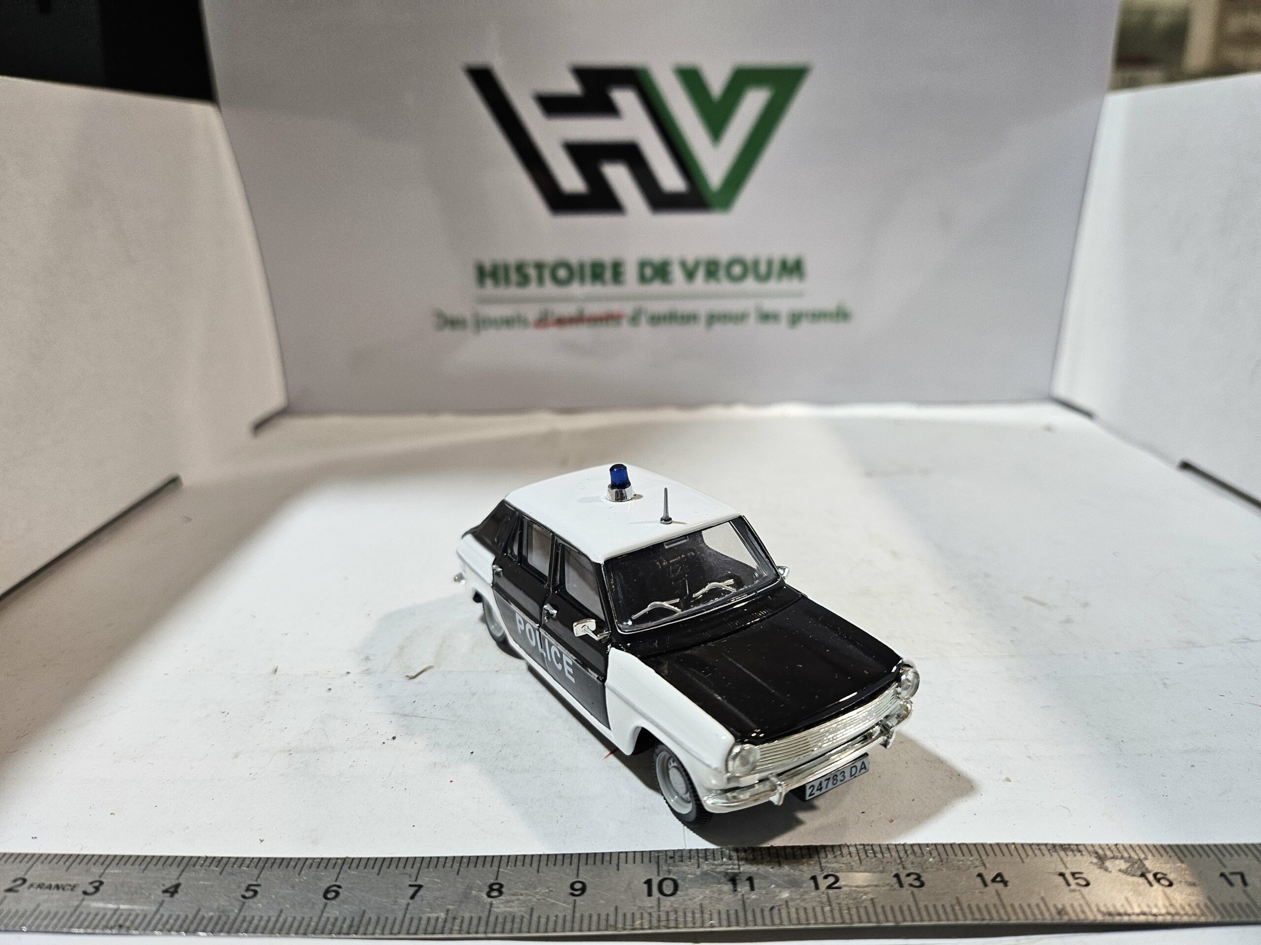Miniature Simca 1100 Police (1967) - Norev 1/43 - Neuve en boîte – Image 5