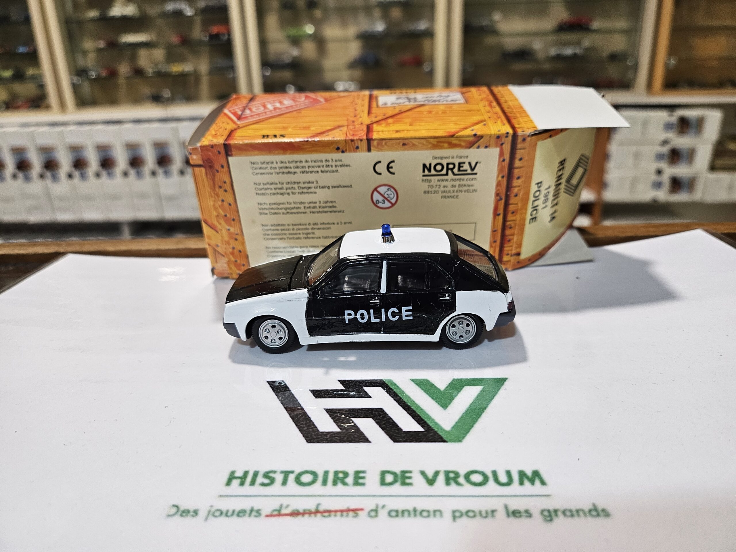 Norev 1/43 - Renault 14 Police (1981) - Avec Boîte - À restaurer