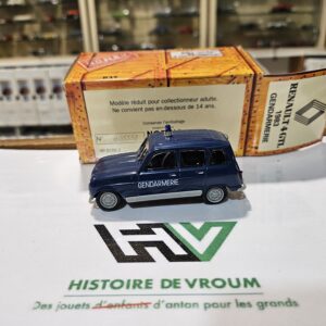 Renault 4 GTL Gendarmerie 1983 - Norev 1/43 - État Neuf en Boîte