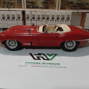 Jaguar E 1961 Rouge 1/18 Epave
