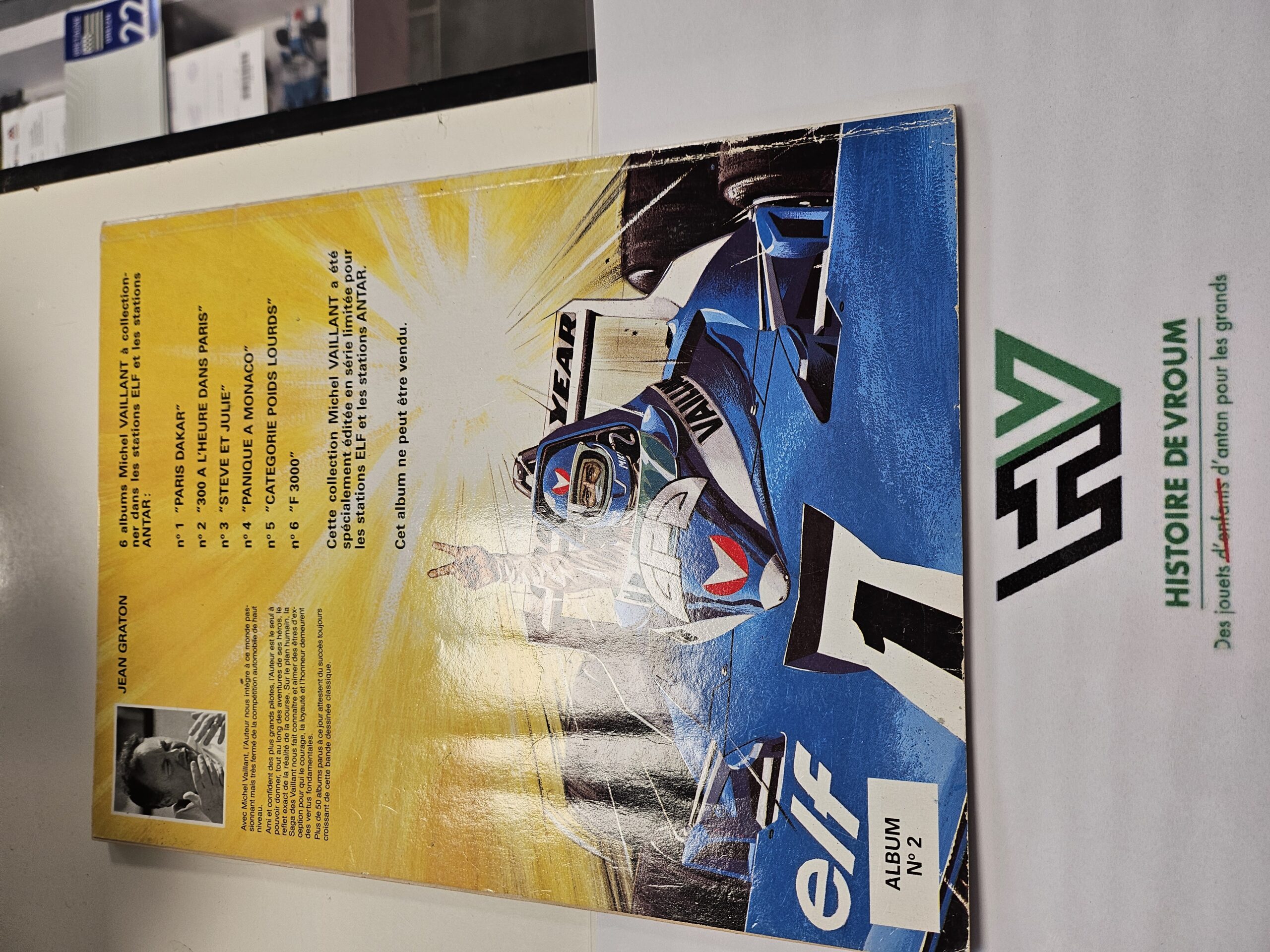 Bande Dessinée BD Michel Vaillant - 300 à l'heure dans Paris - Édition Vintage Elf/Antar – Image 2