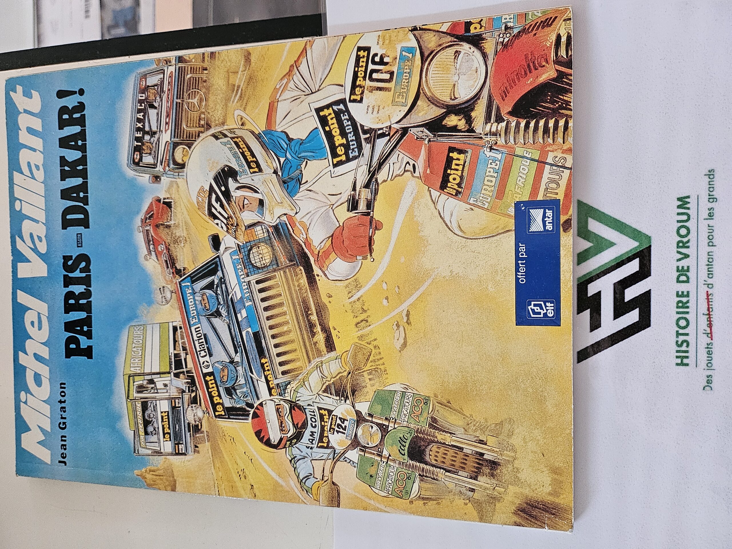 Bande Dessinée BD Michel Vaillant - Paris-Dakar - Édition Collector Vintage Elf/Antar