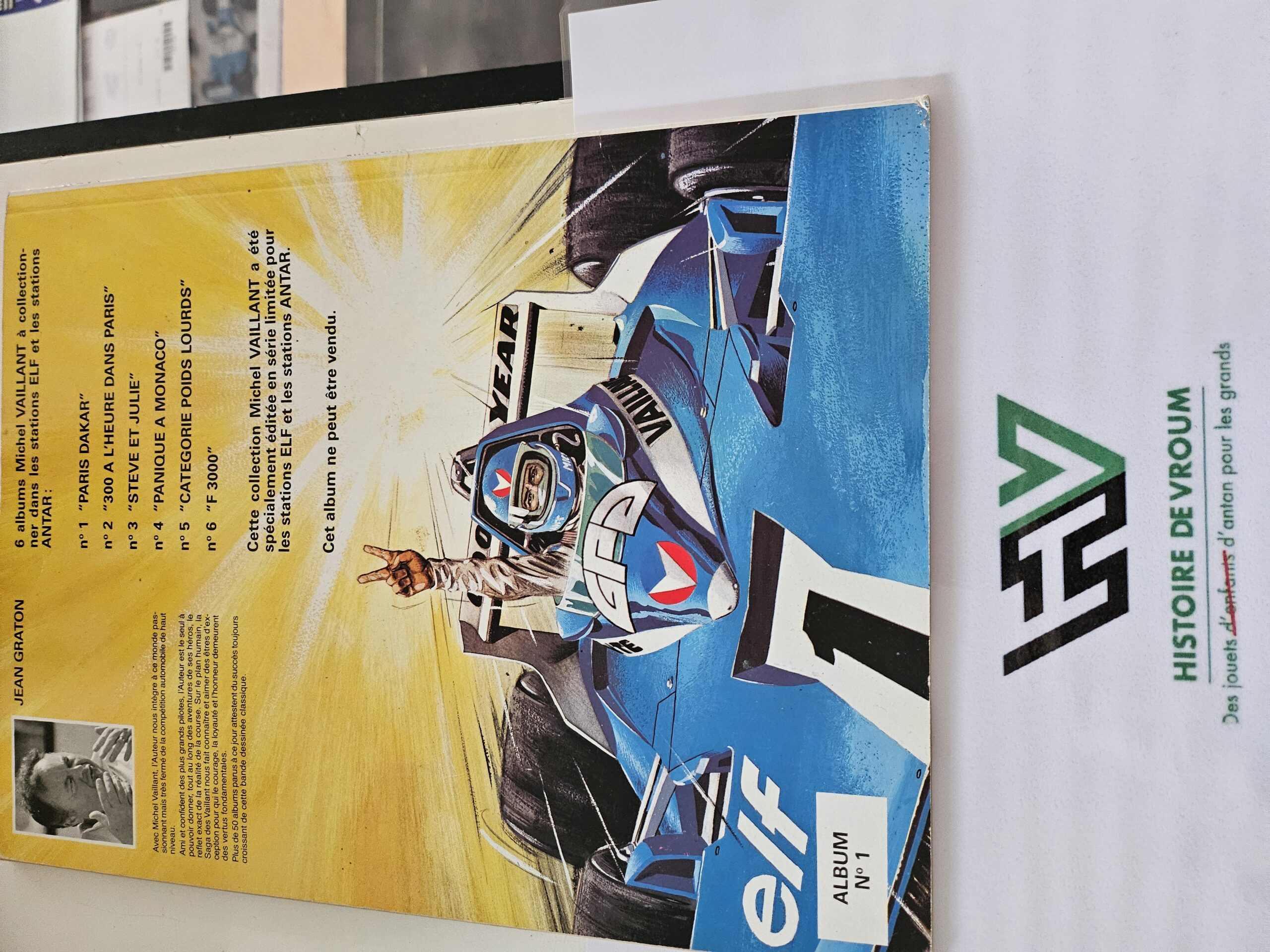 Bande Dessinée BD Michel Vaillant - Paris-Dakar - Édition Collector Vintage Elf/Antar – Image 2