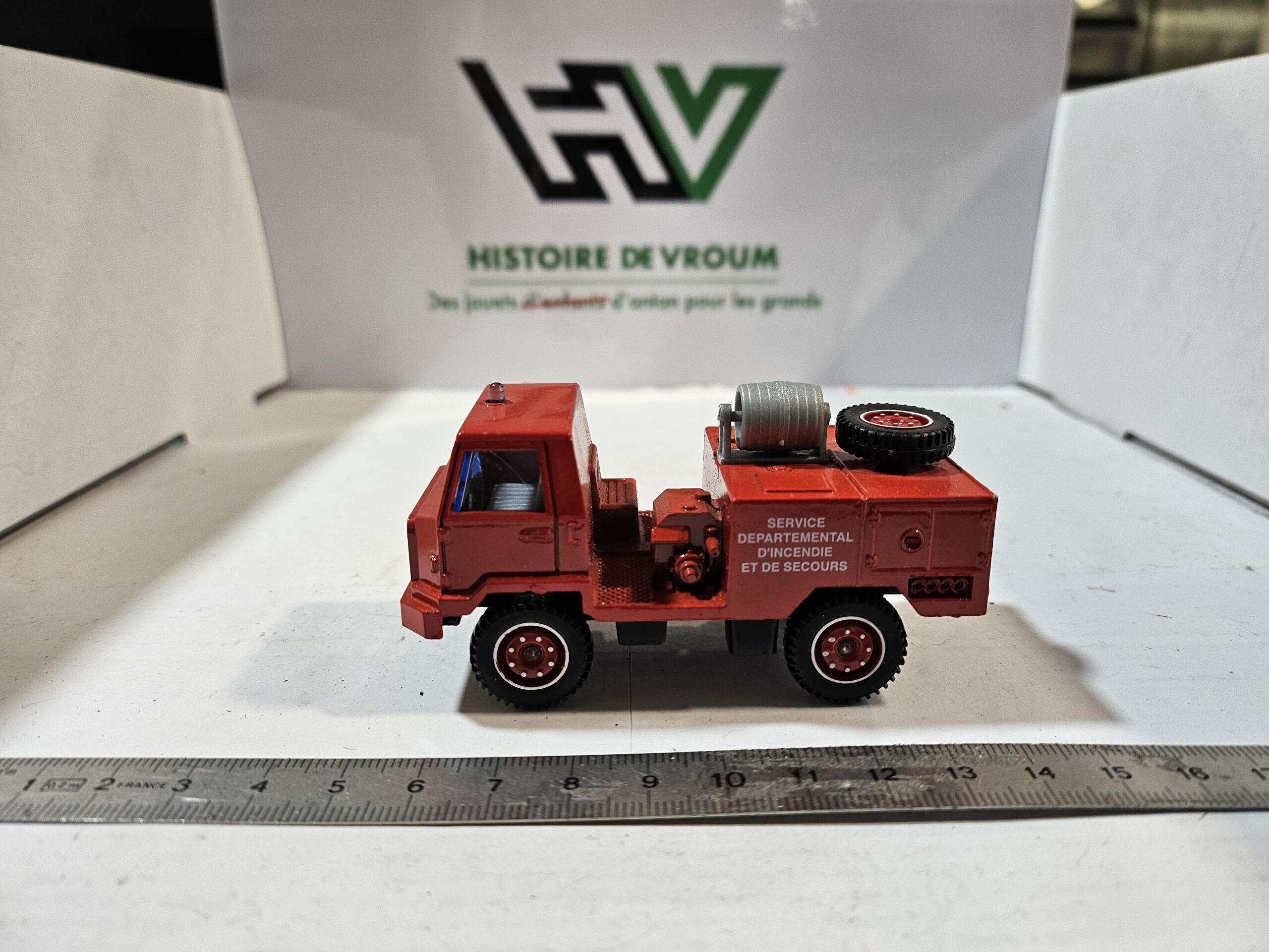 Camion Pompier Berliet Camiva 4x4 Solido - Made in France - 1/50 – Image 7