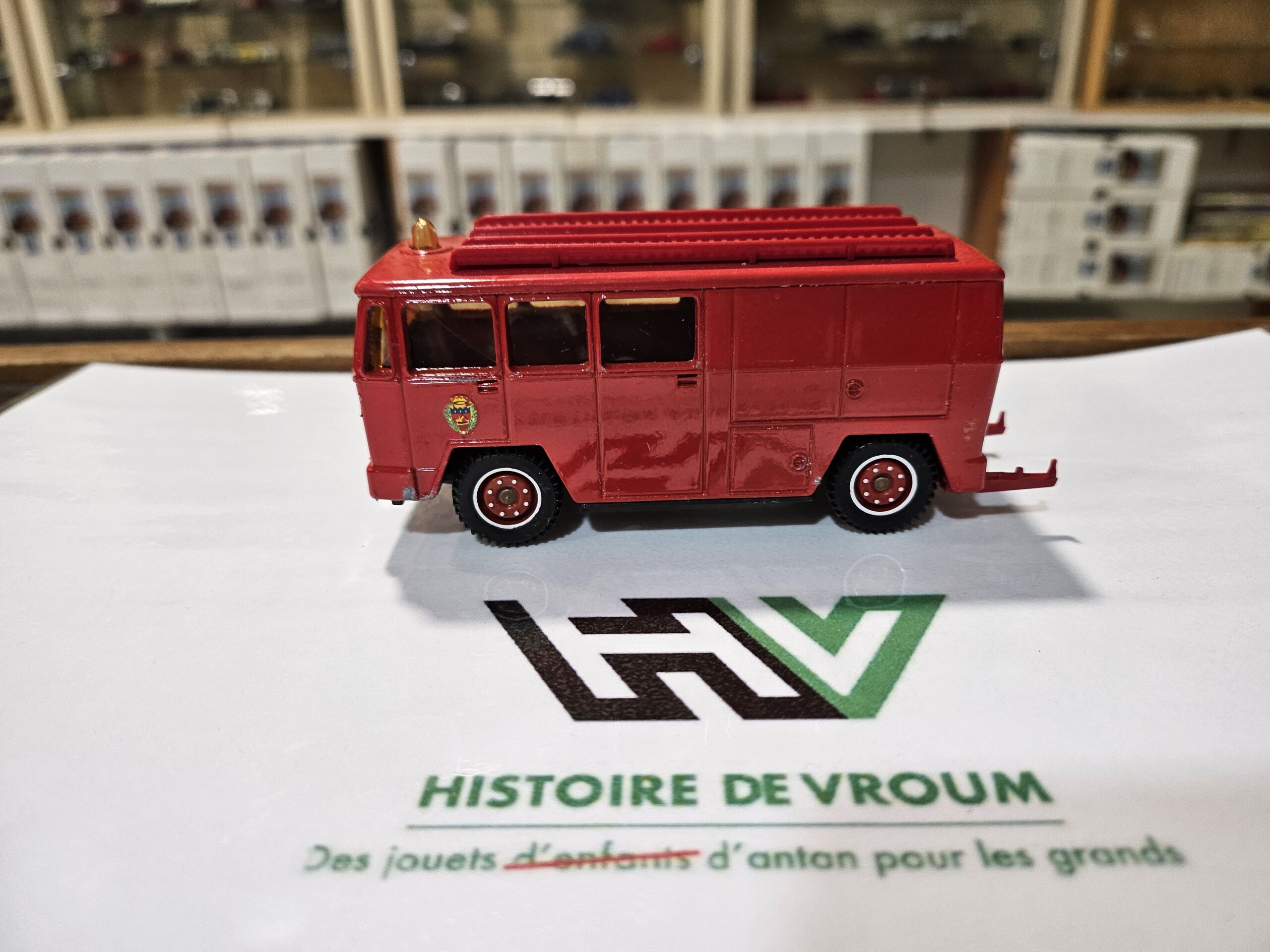 Camion Pompier Berliet GAK 17 Solido N°375 - 1/55 - Made in France