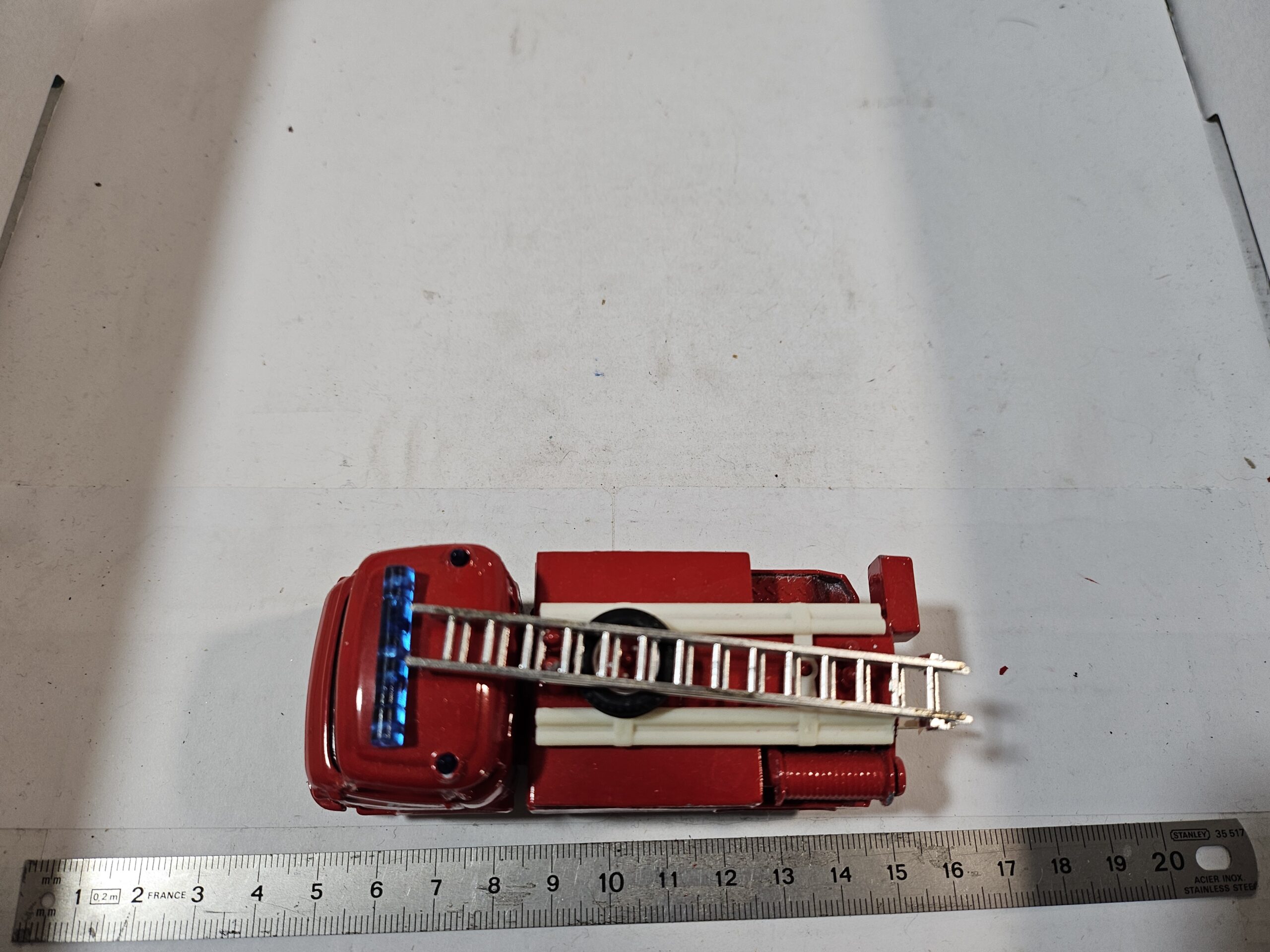 Camion Pompiers Saviem SG4 Solido - 1/50 Vintage (Made in France) – Image 7