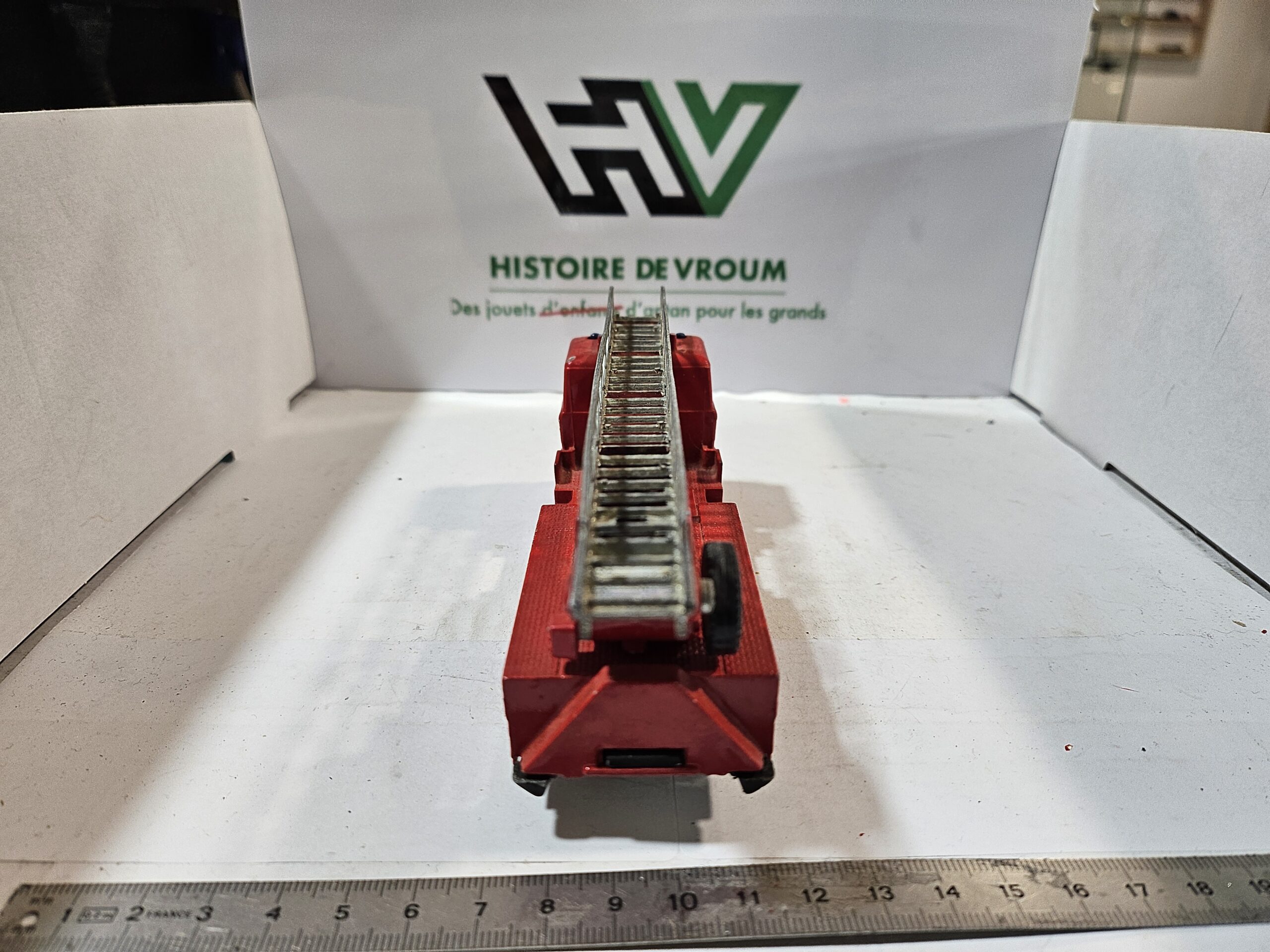 Camion Pompiers Mercedes LP 1418 - Solido 1/50 - Vintage France – Image 6