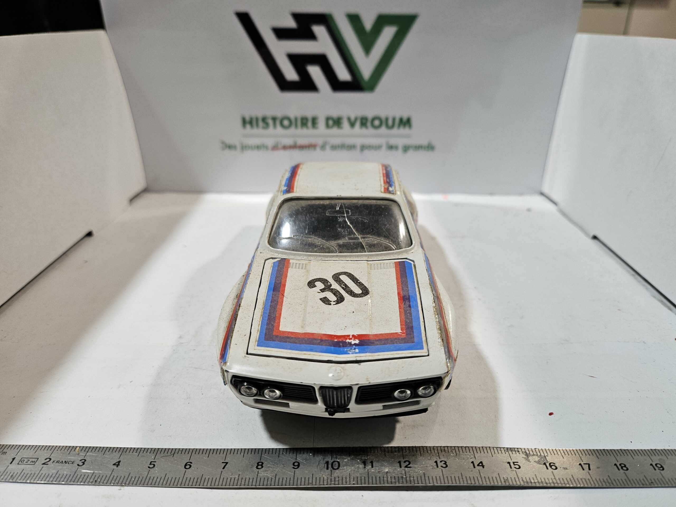 Rare BMW 3.0 CS - Bburago 1/24 - Made in Italy - À Restaurer – Image 3