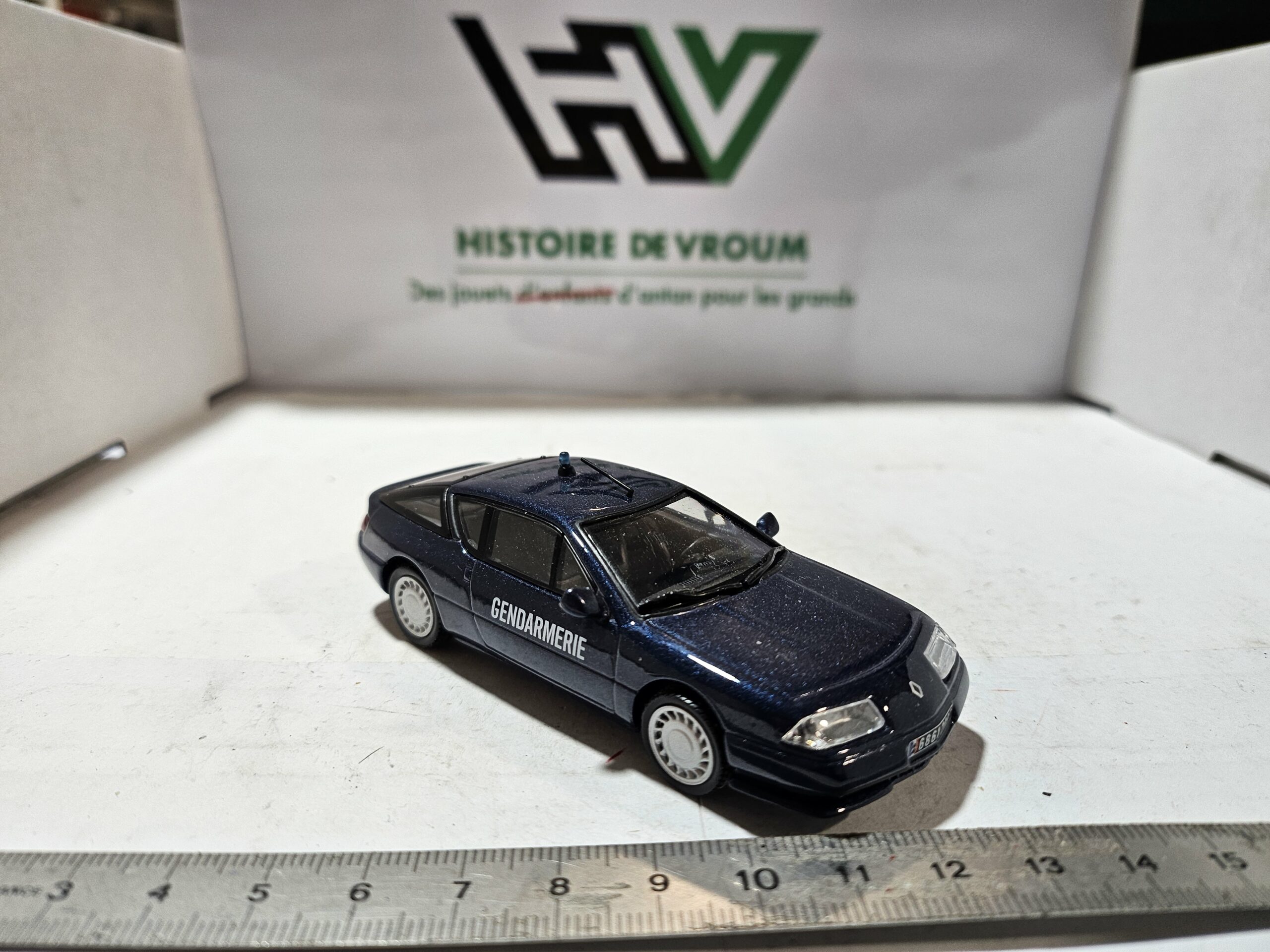 Miniature Alpine GTA V6 Turbo Gendarmerie 1/43 - NOREV – Image 2