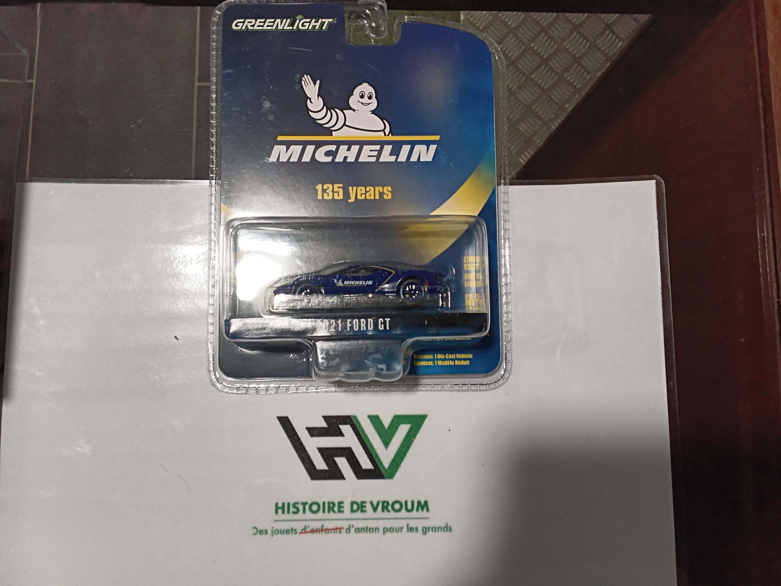 Ford GT 2021 Bleu Michelin Neuf 1/64