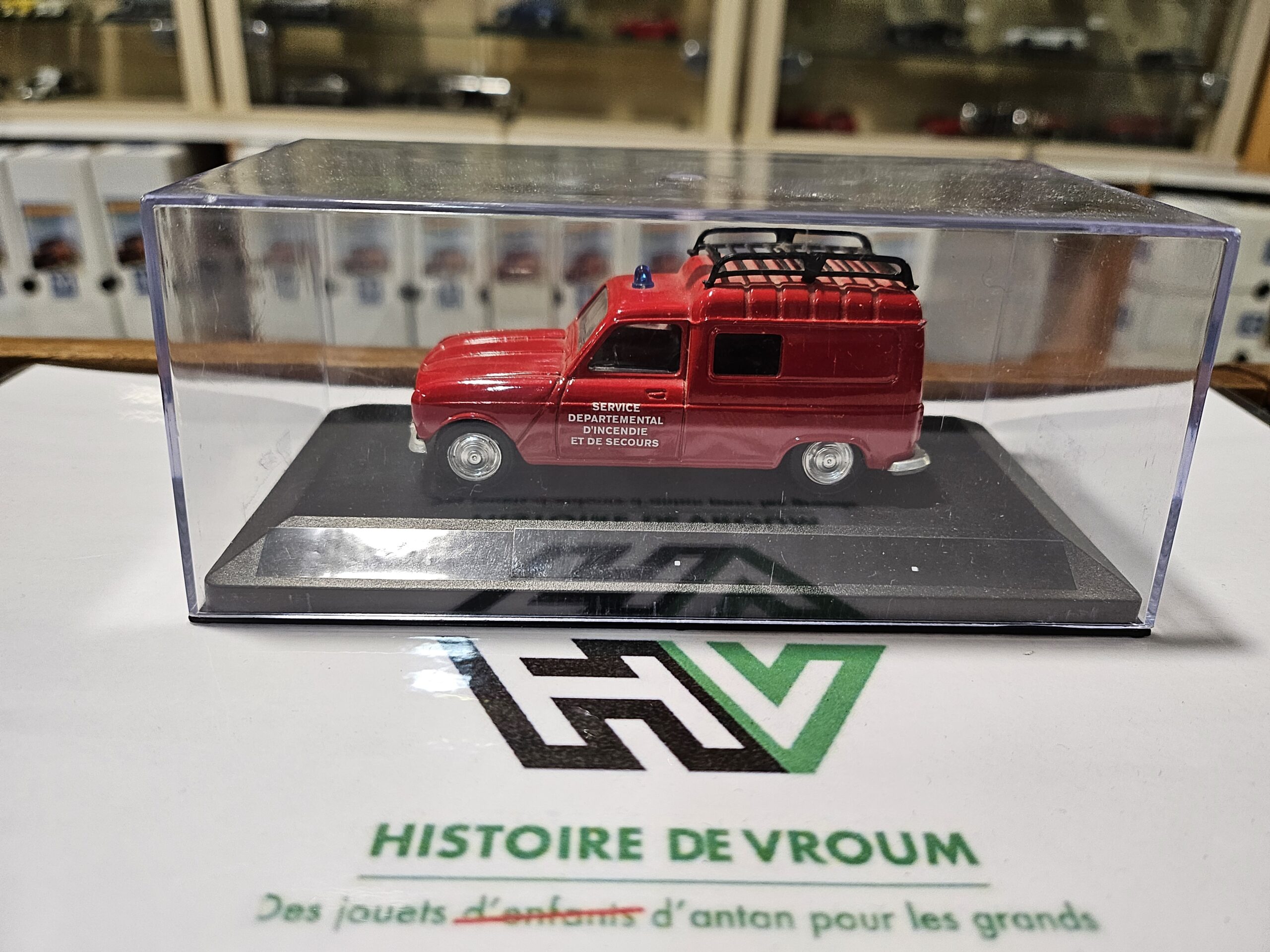 Renault 4 Fourgonnette Pompiers - Solido 1/43