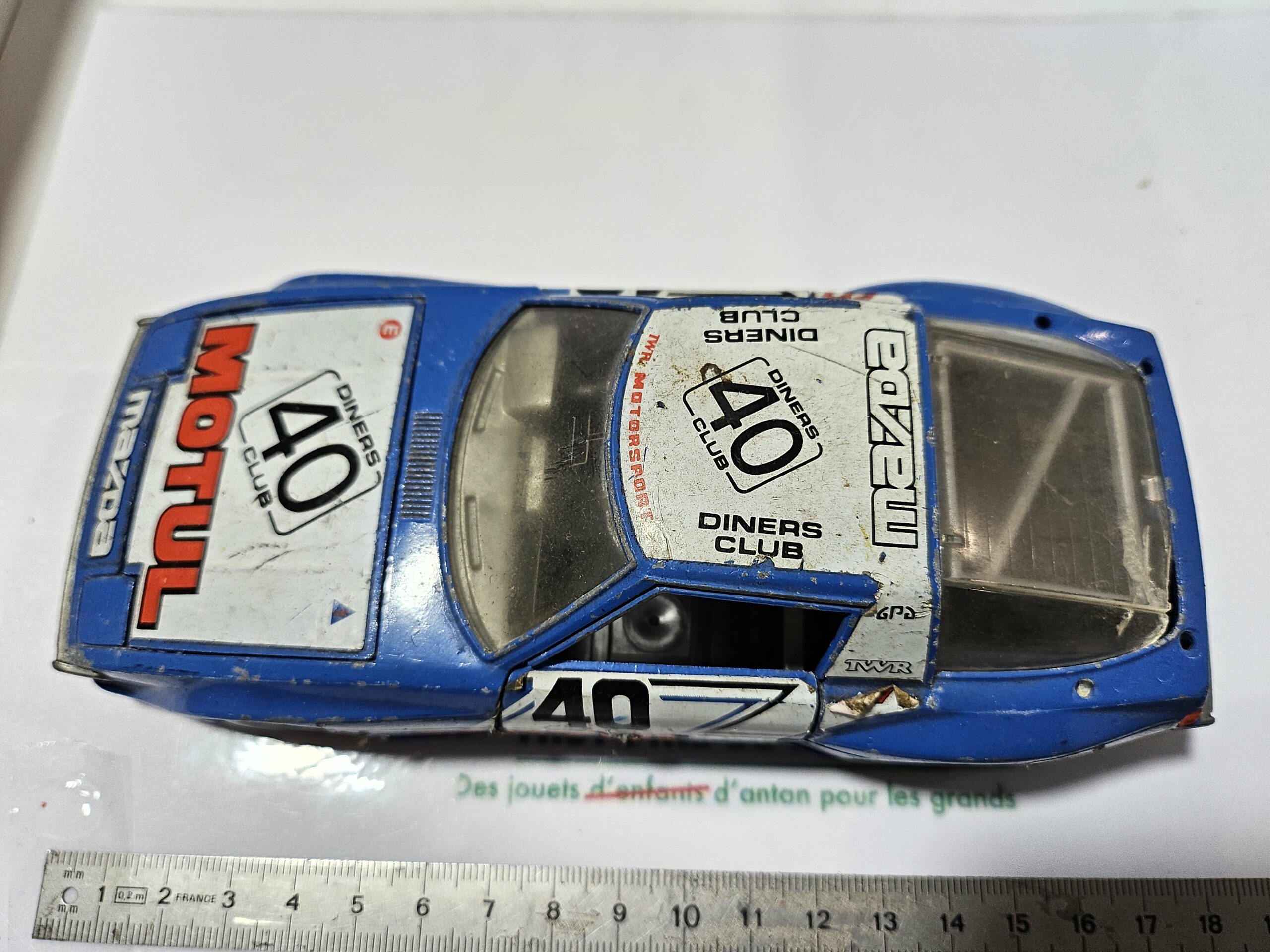 Mazda RX-7 TWR - Bburago 1/24 - Spa 1981 - Made in Italy – Image 8