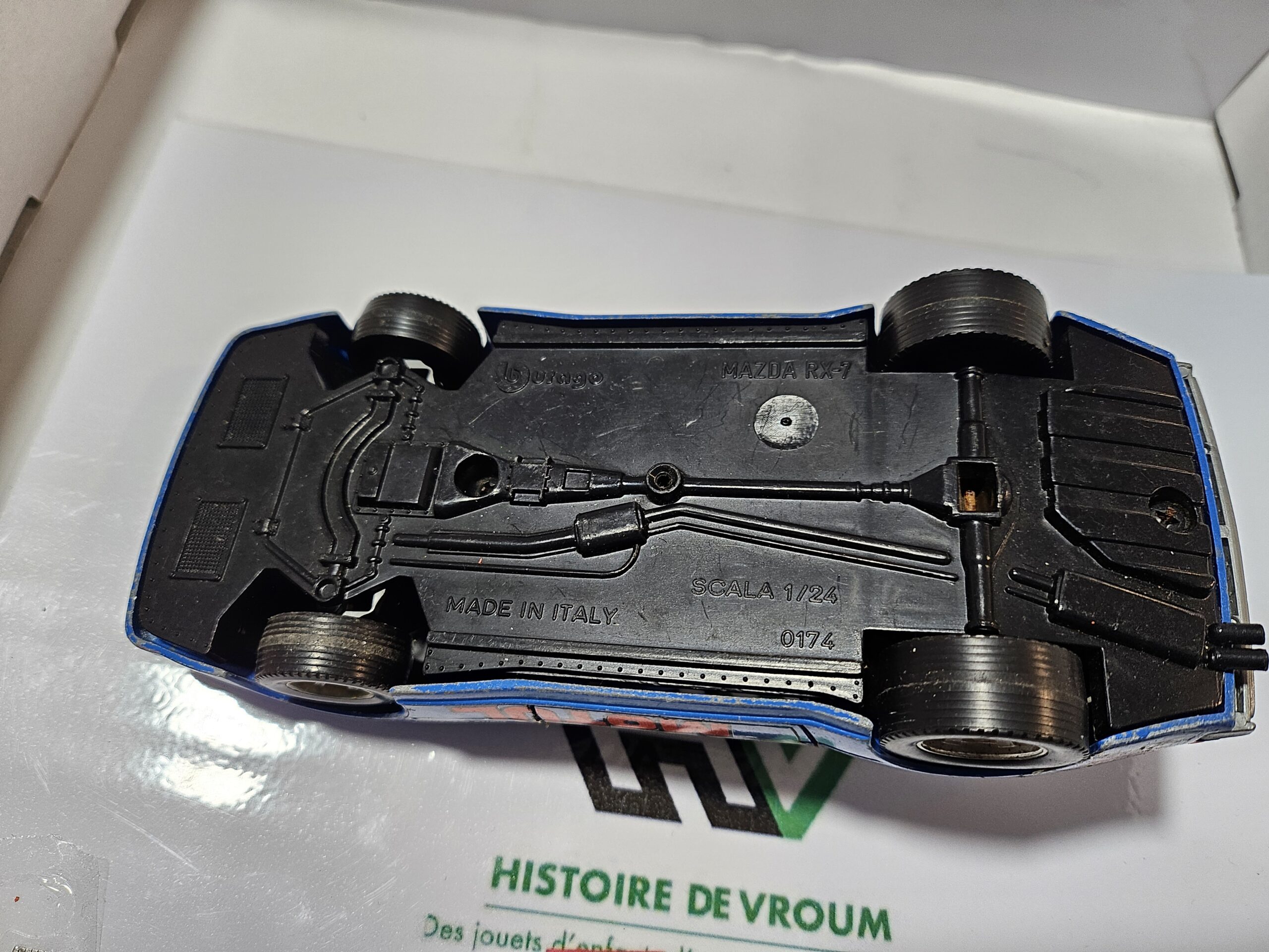 Mazda RX-7 TWR - Bburago 1/24 - Spa 1981 - Made in Italy – Image 9