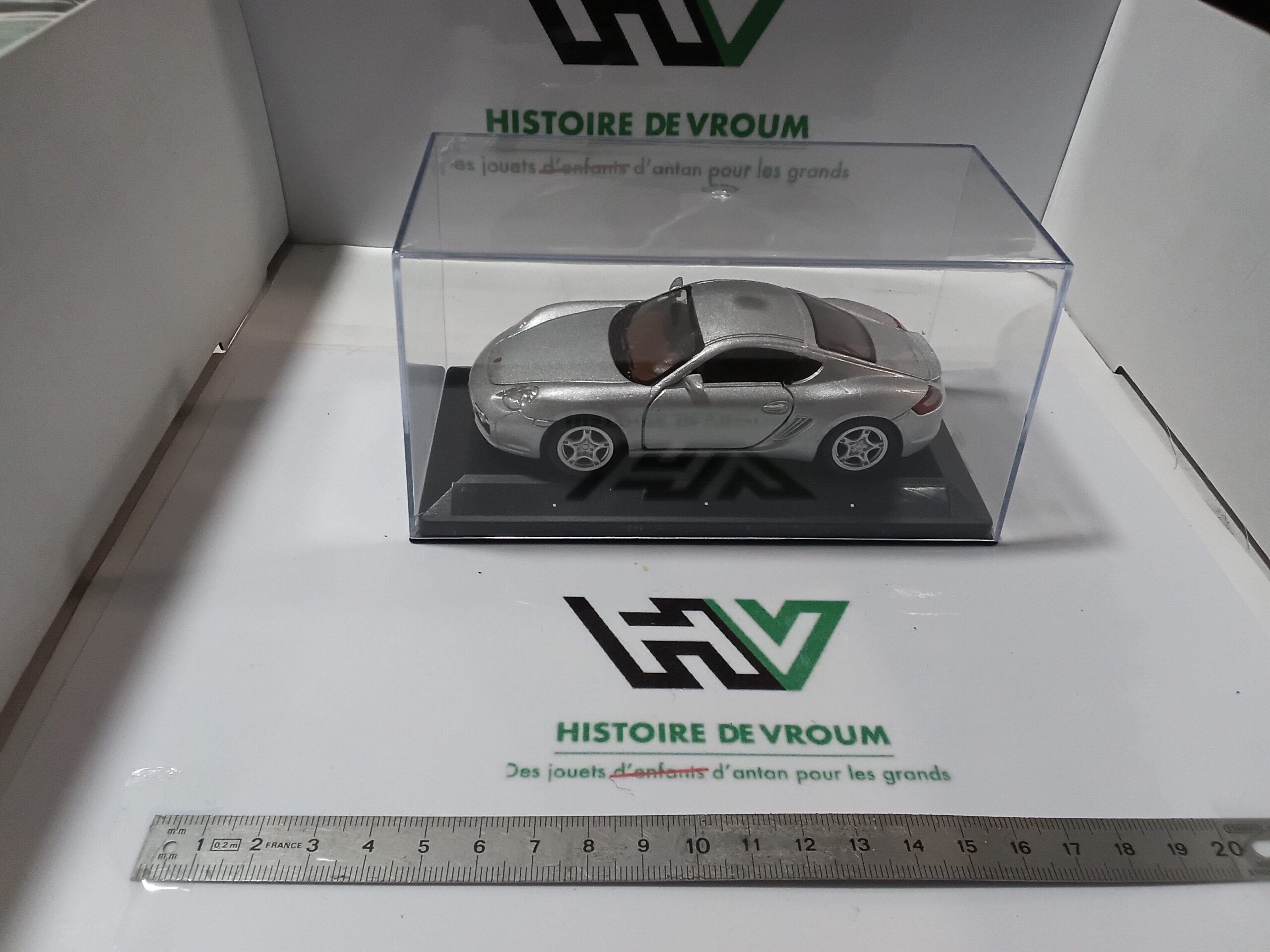 Porsche Cayman S 1/34 Gris Kinsmart